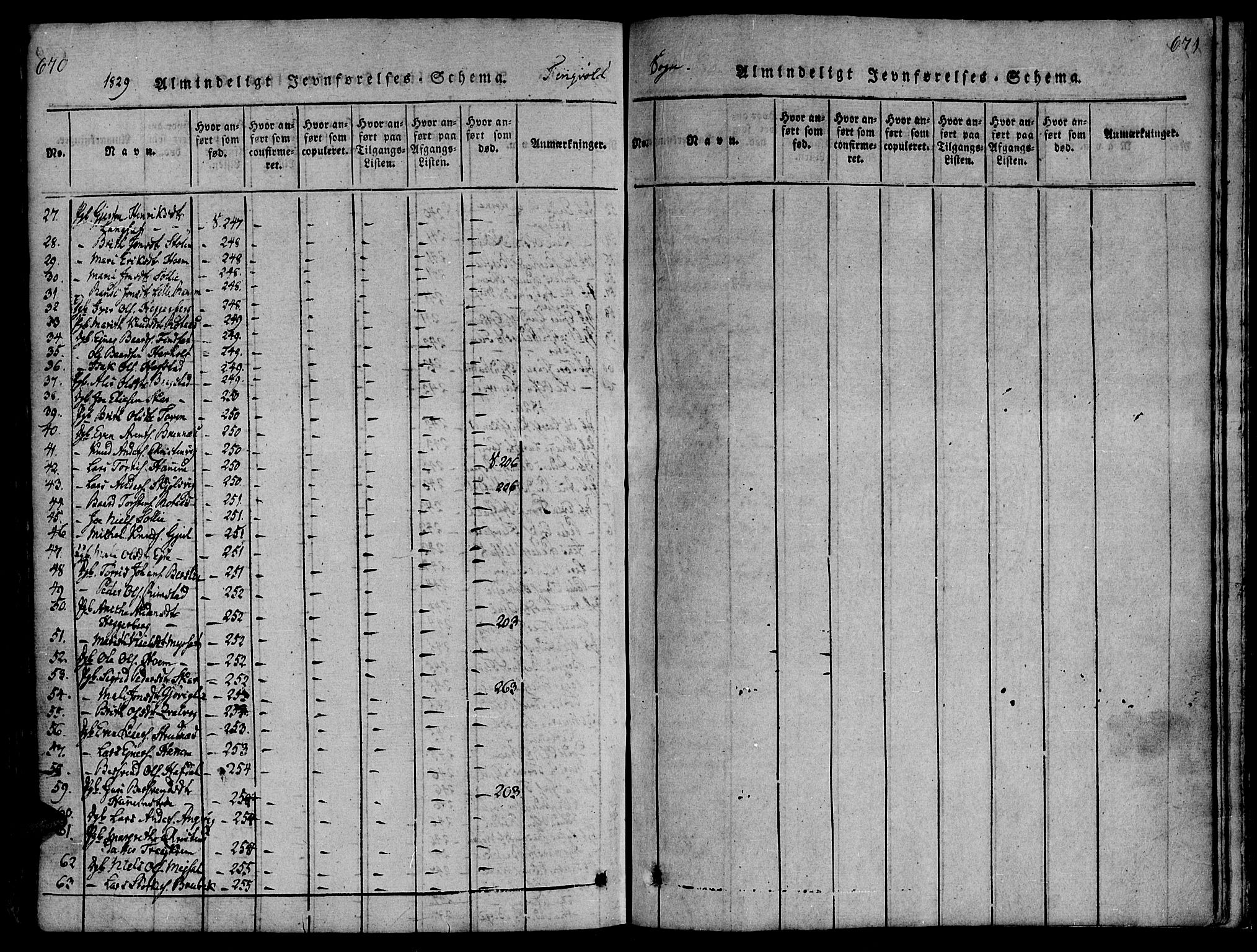 Ministerialprotokoller, klokkerbøker og fødselsregistre - Møre og Romsdal, AV/SAT-A-1454/586/L0982: Parish register (official) no. 586A08, 1819-1829, p. 670-671