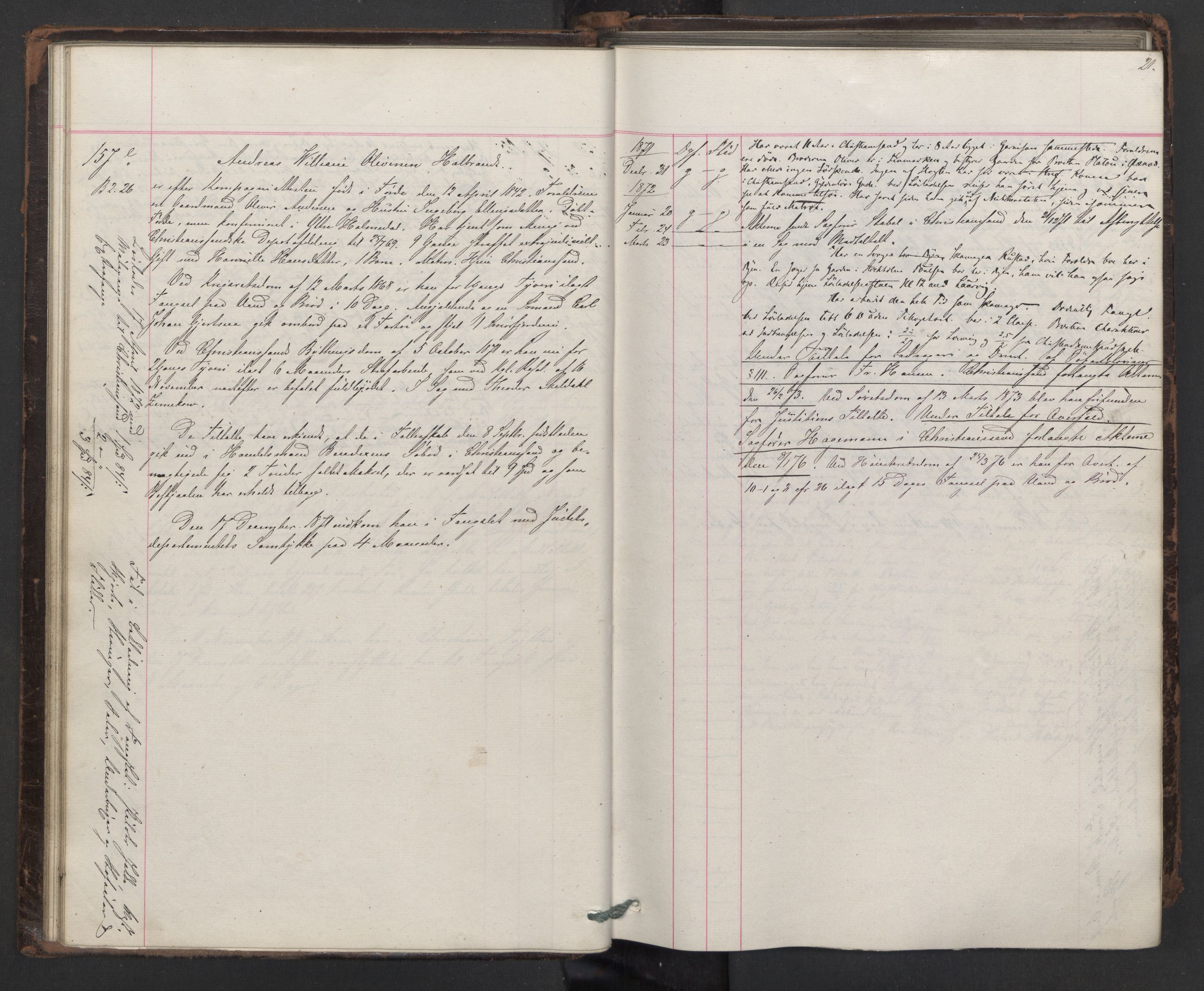 Botsfengslet, AV/RA-S-1539/D/Db/Dbb/L0014: 137e - 437e, 1871-1873, p. 21