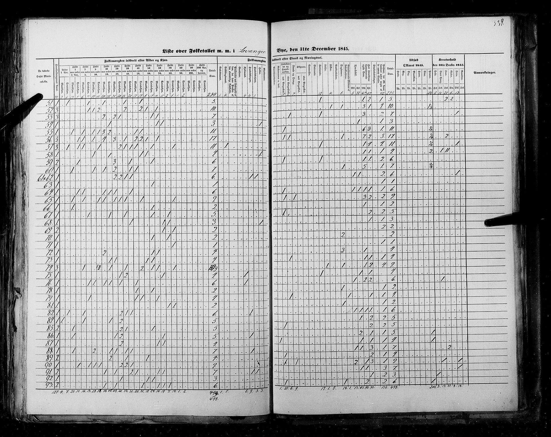 RA, Census 1845, vol. 11: Cities, 1845, p. 339