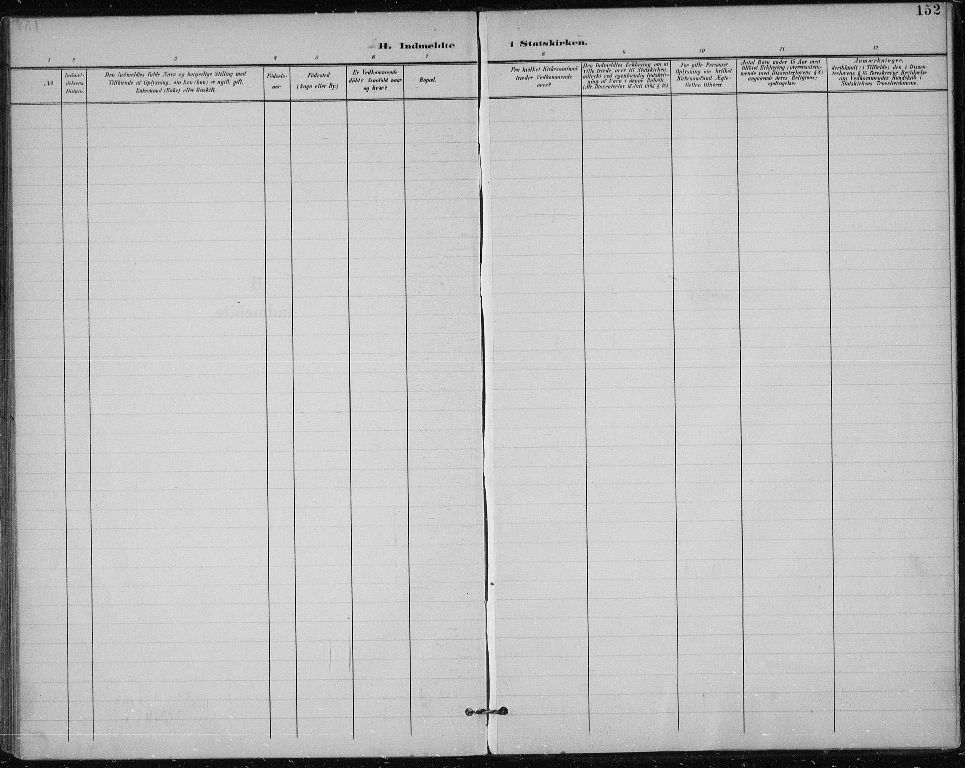 Modum kirkebøker, AV/SAKO-A-234/F/Fa/L0017: Parish register (official) no. 17, 1900-1915, p. 152