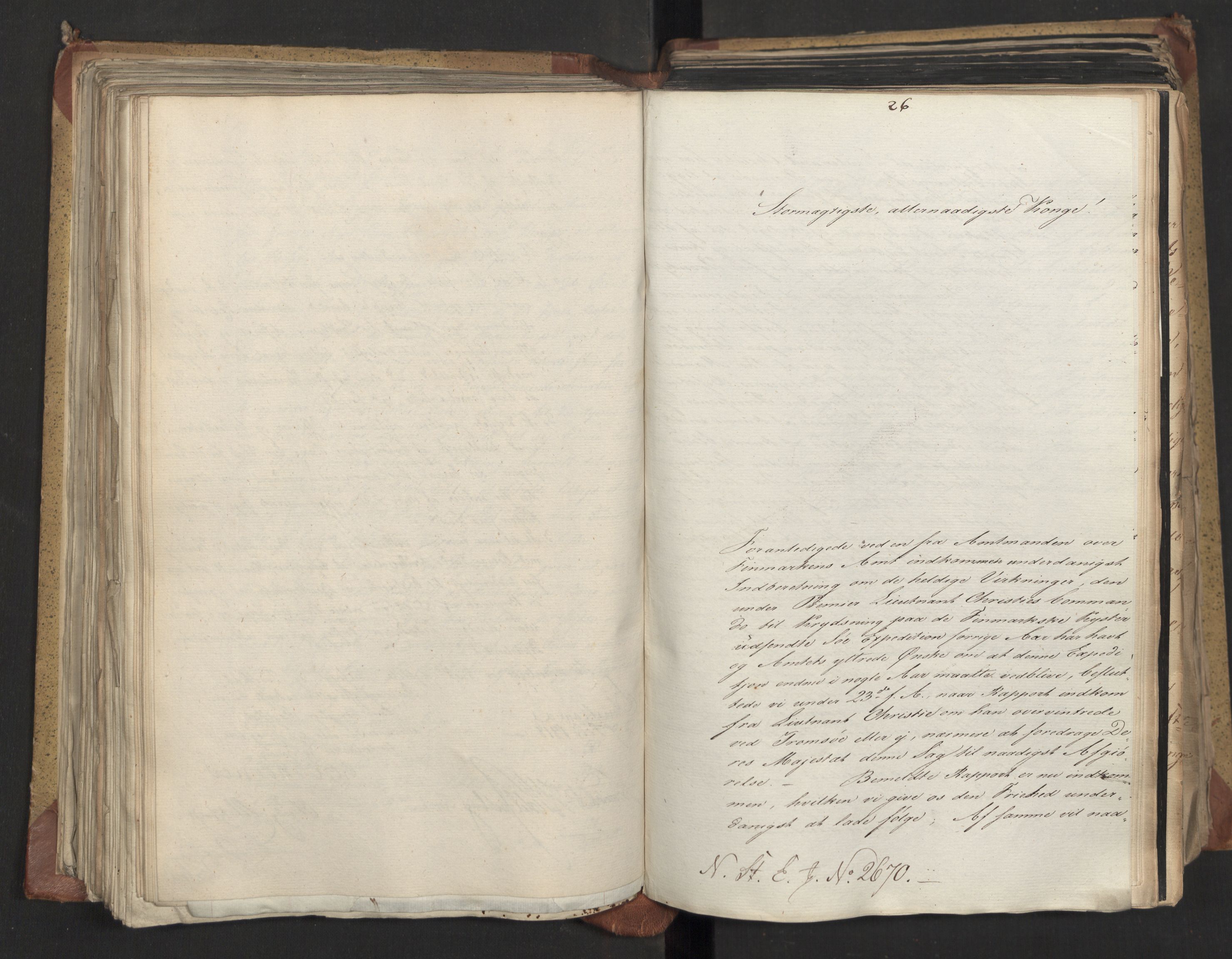 Statsrådsavdelingen i Stockholm, AV/RA-S-1003/D/Da/L0012: Regjeringsinnstillinger nr. 2587-2760, 1818, p. 278