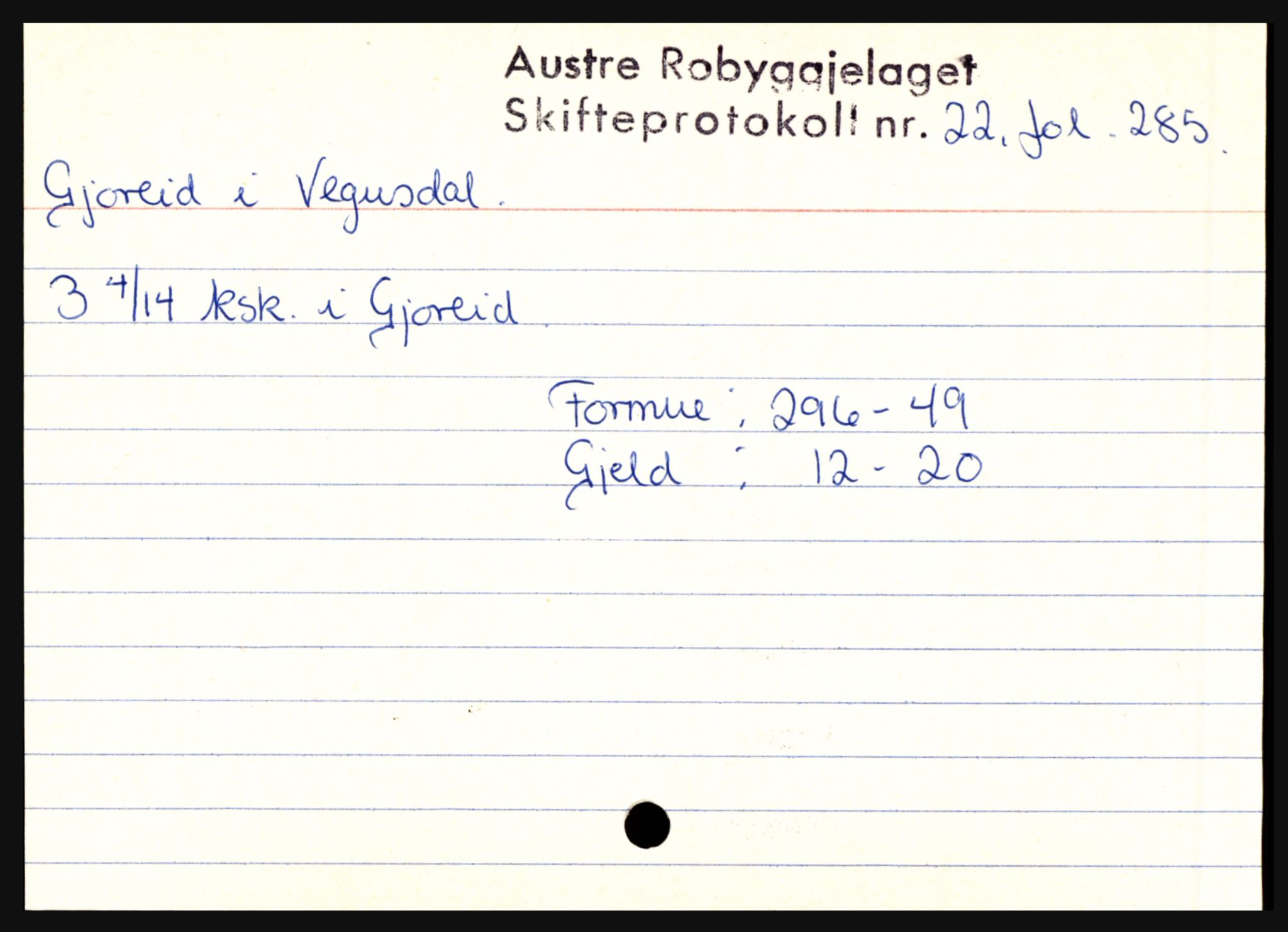 Østre Råbyggelag sorenskriveri, AV/SAK-1221-0016/H, p. 4097