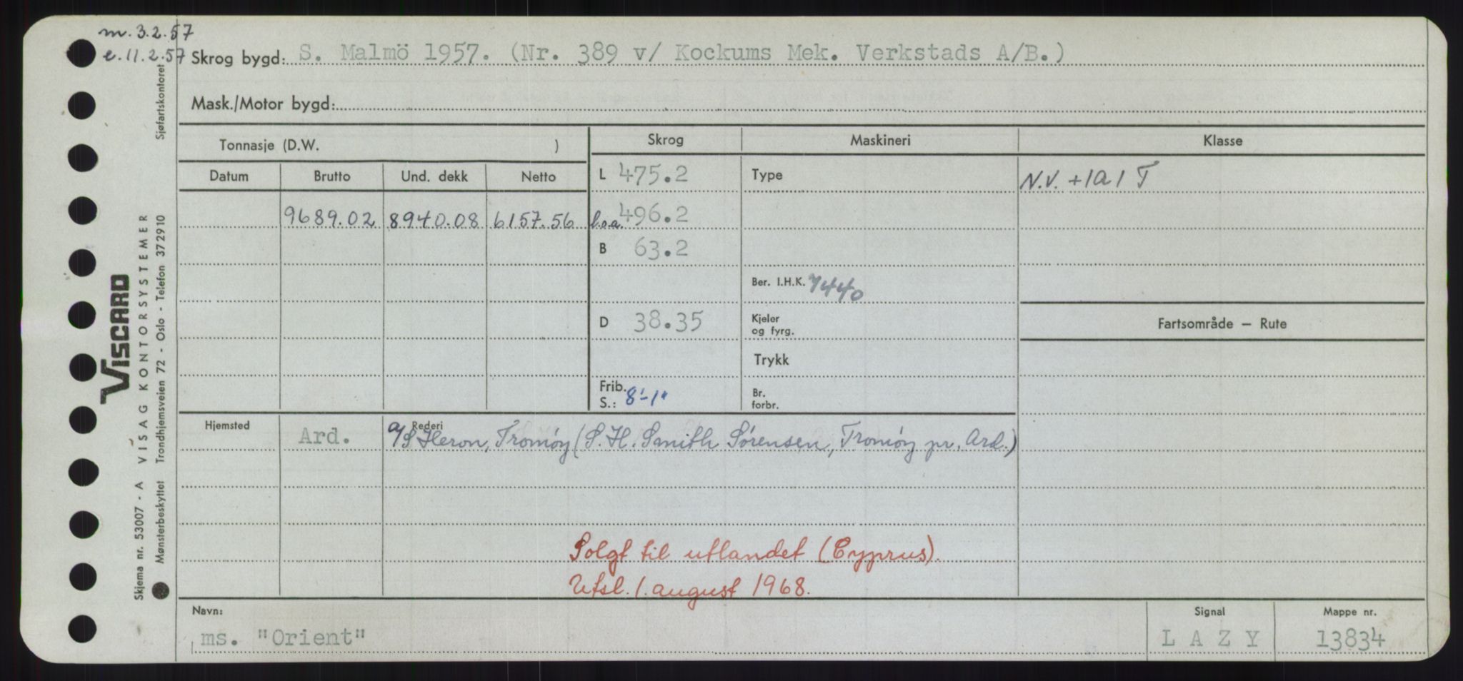 Sjøfartsdirektoratet med forløpere, Skipsmålingen, RA/S-1627/H/Hd/L0028: Fartøy, O, p. 323