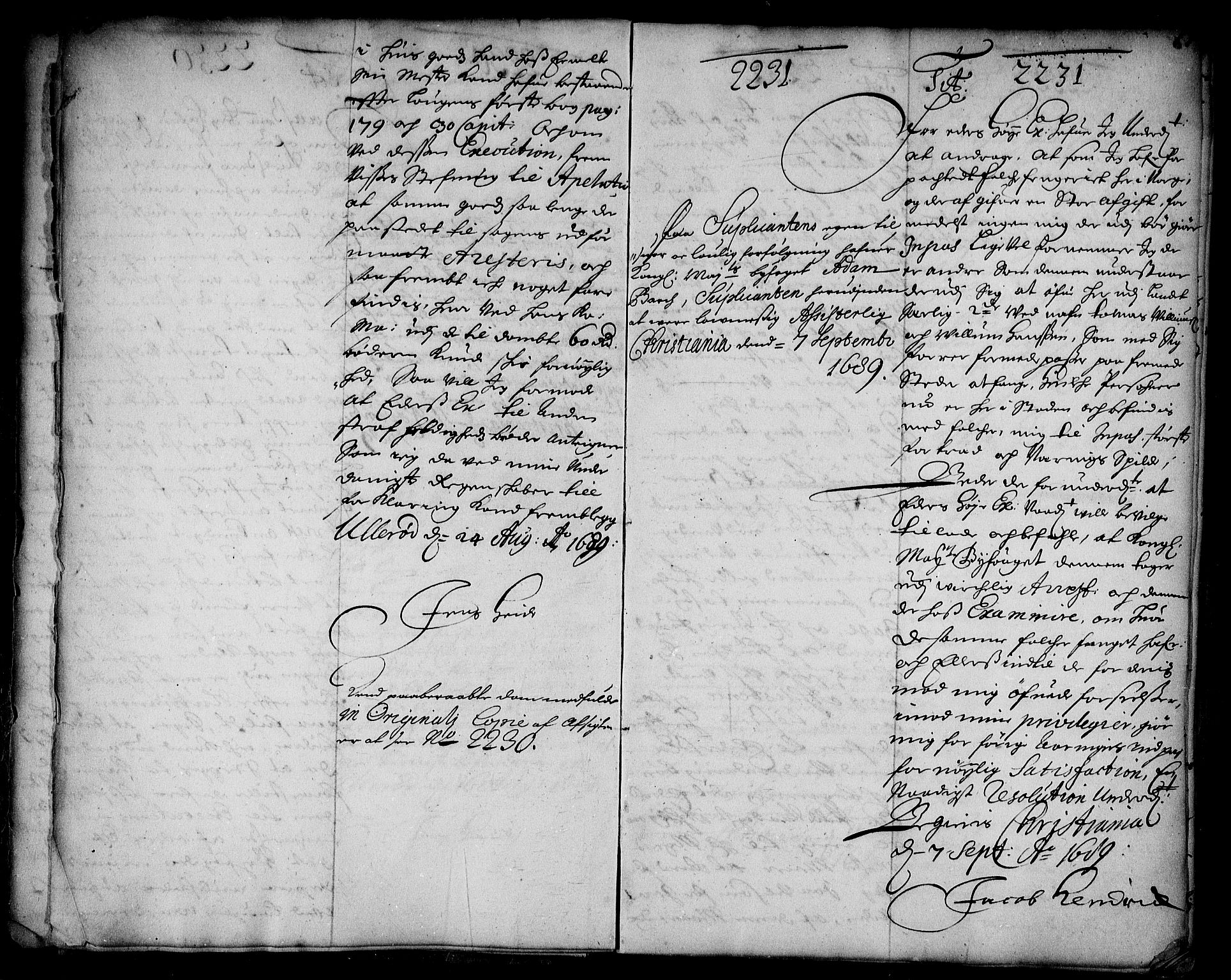 Stattholderembetet 1572-1771, AV/RA-EA-2870/Ae/L0007: Supplikasjons- og resolusjonsprotokoll, 1689-1691, p. 16-17