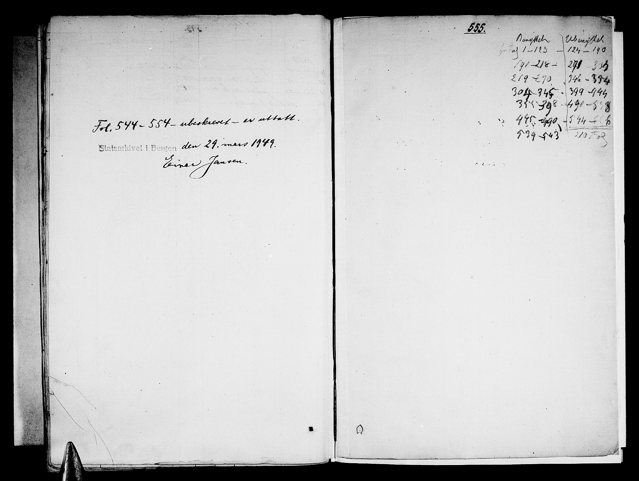 Ullensvang sokneprestembete, AV/SAB-A-78701/H/Haa: Parish register (official) no. A 10, 1825-1853, p. 555