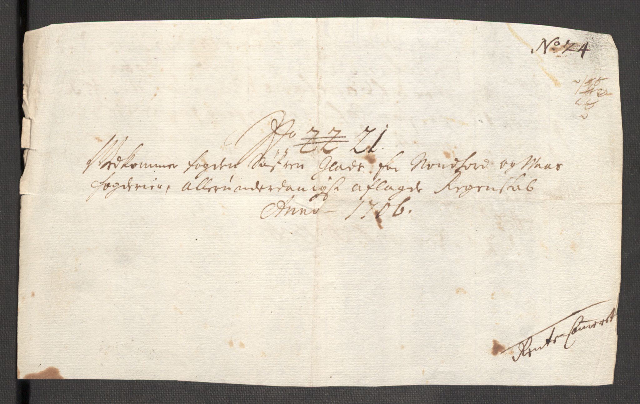 Rentekammeret inntil 1814, Reviderte regnskaper, Fogderegnskap, AV/RA-EA-4092/R51/L3188: Fogderegnskap Nordhordland og Voss, 1706-1707, p. 65