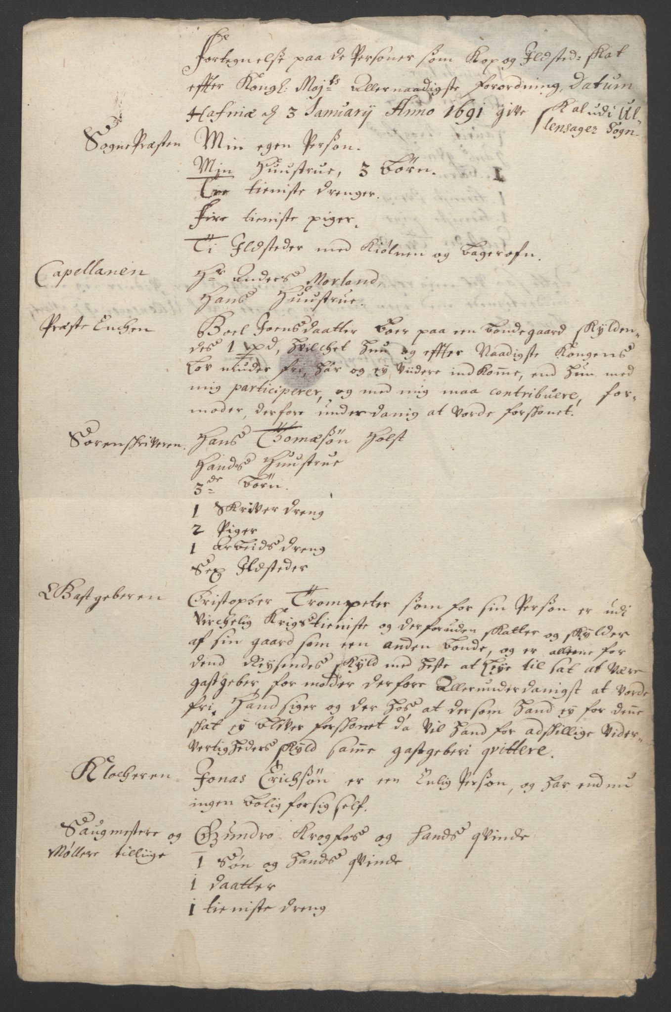 Rentekammeret inntil 1814, Reviderte regnskaper, Fogderegnskap, AV/RA-EA-4092/R12/L0703: Fogderegnskap Øvre Romerike, 1691, p. 253