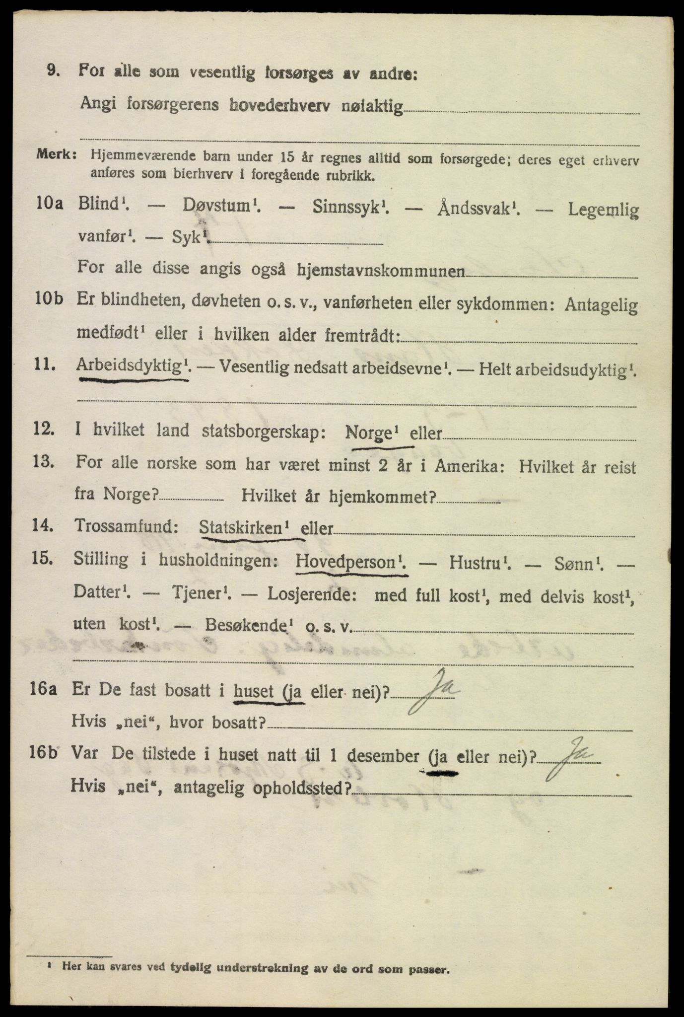SAH, 1920 census for Fåberg, 1920, p. 8017
