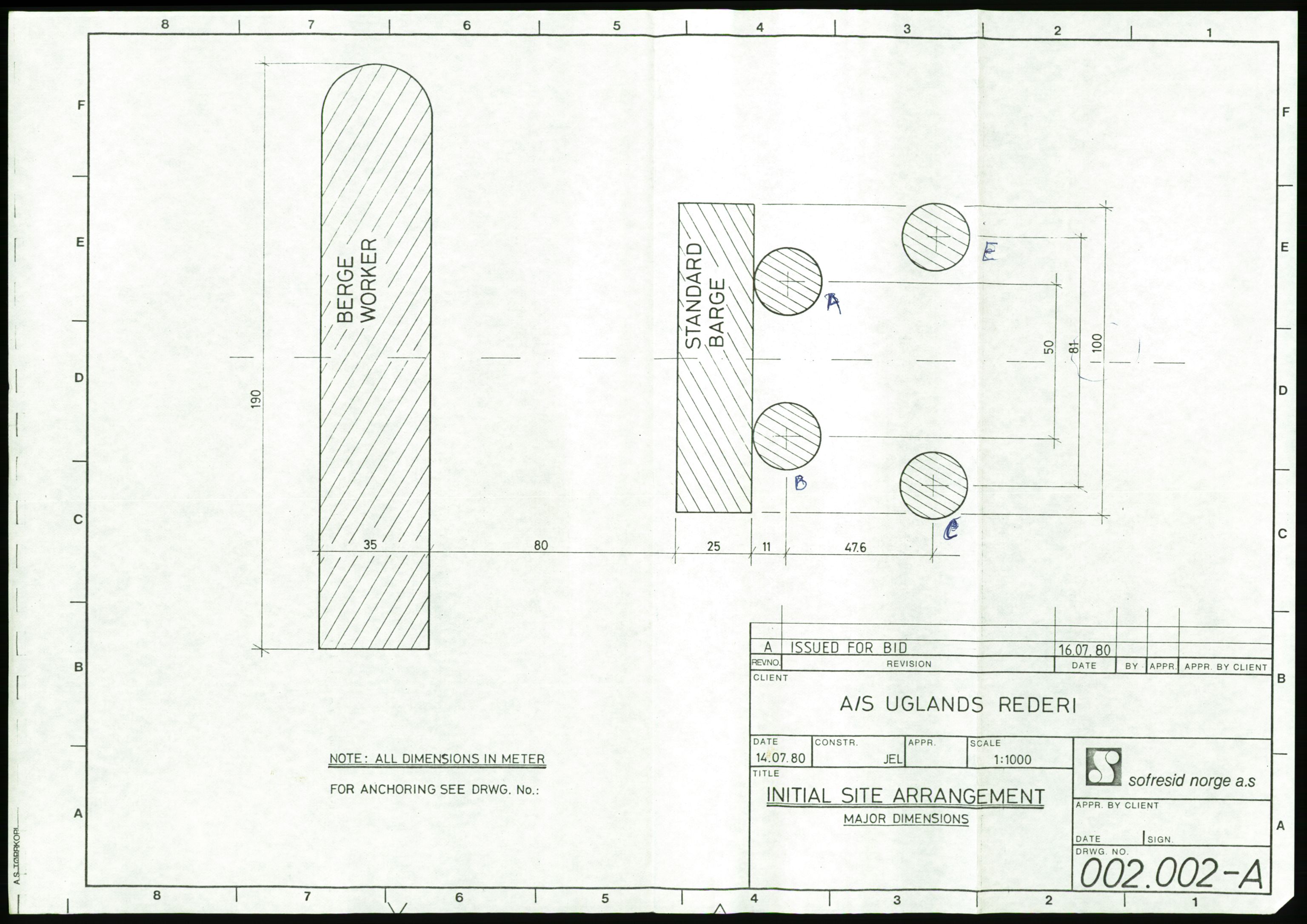 Pa 1503 - Stavanger Drilling AS, AV/SAST-A-101906/Da/L0013: Alexander L. Kielland - Saks- og korrespondansearkiv, 1980, p. 231