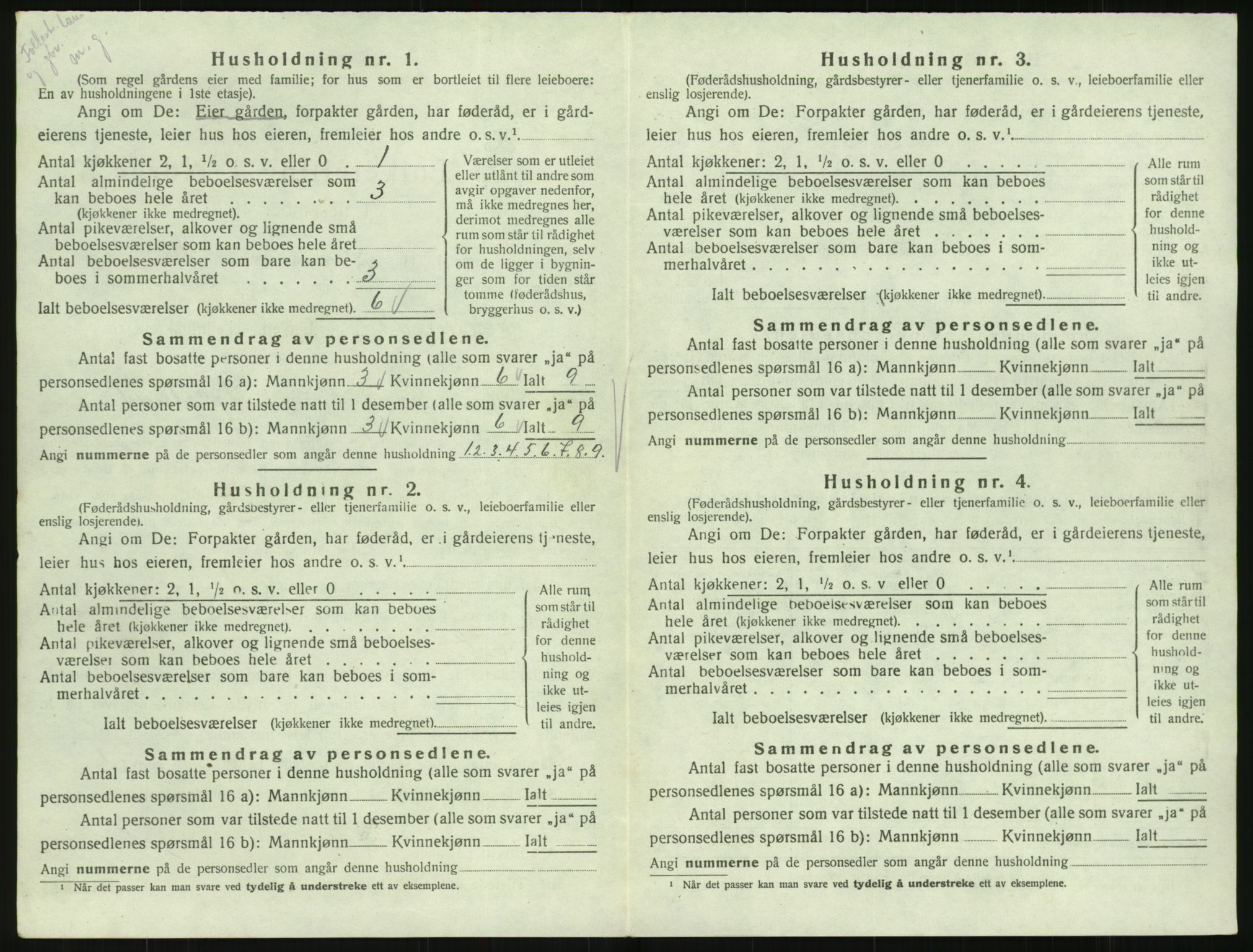 SAK, 1920 census for Iveland, 1920, p. 368