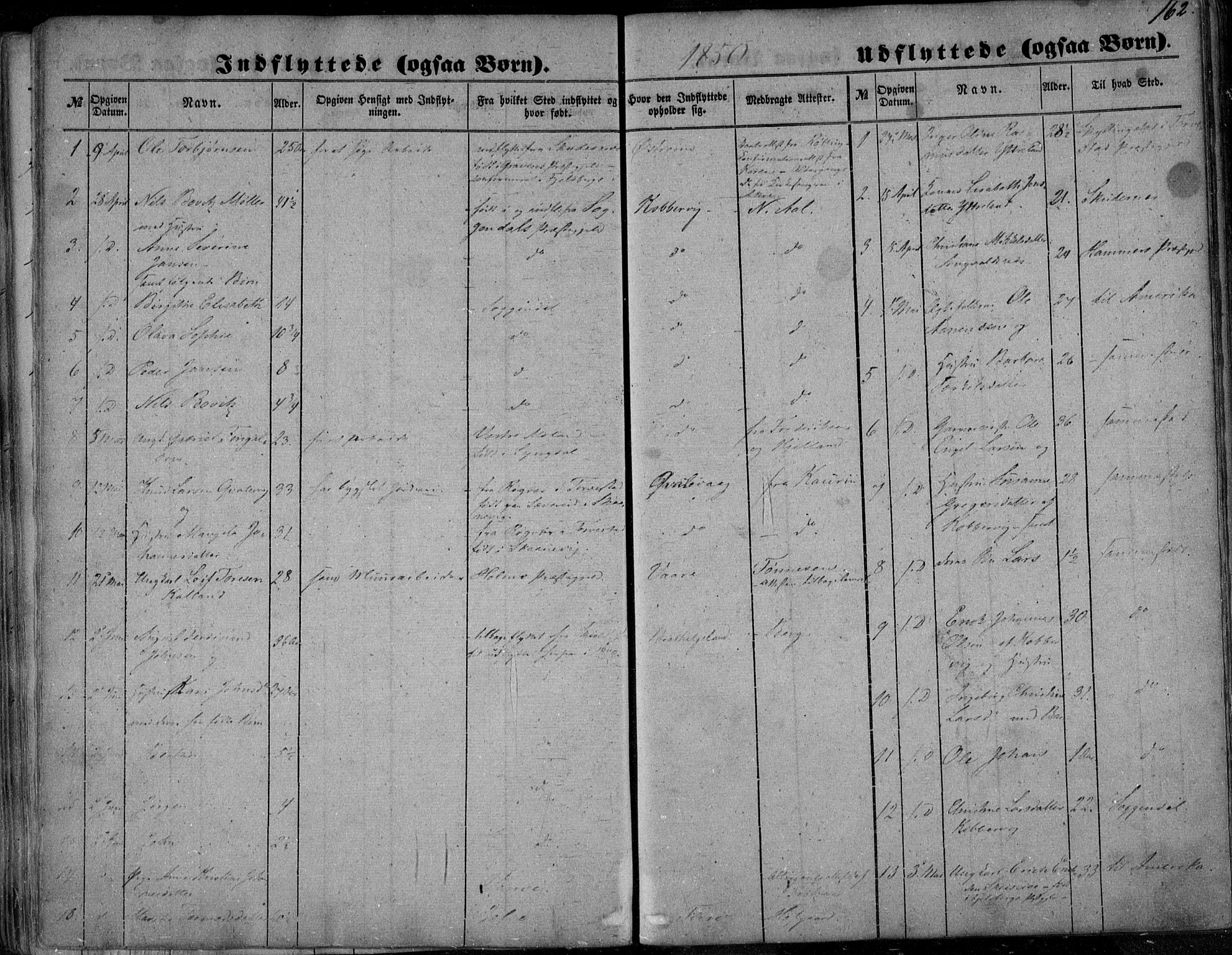 Avaldsnes sokneprestkontor, SAST/A -101851/H/Ha/Haa/L0008: Parish register (official) no. A 8, 1847-1857, p. 162