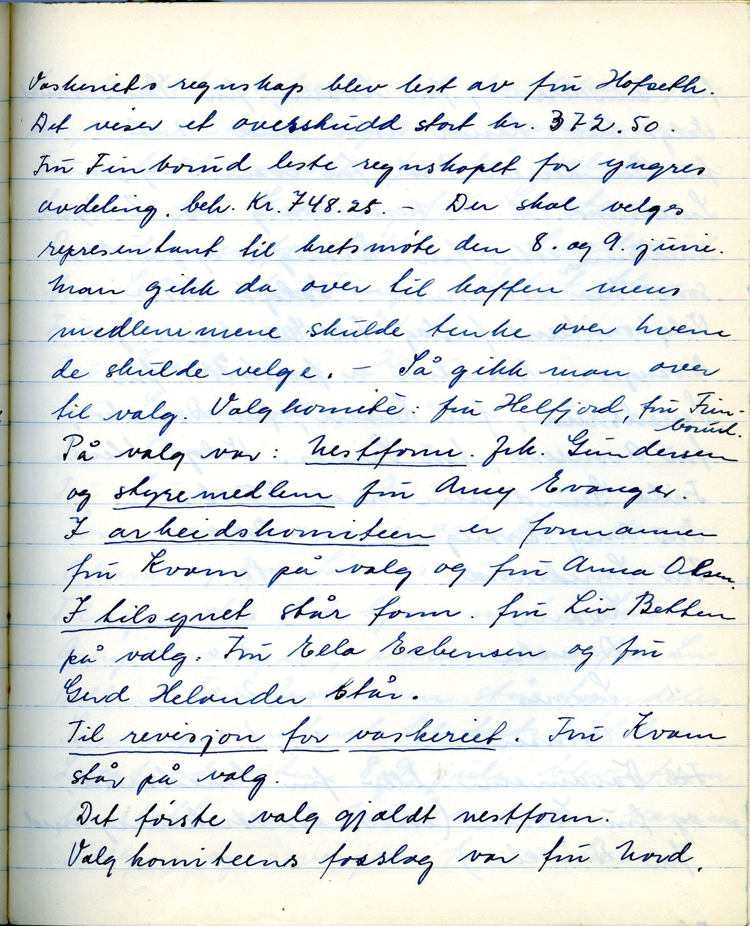 Vadsø sanitetsforening, FMFB/A-1060/A/Aa/L0002: Møtebok, 1952-1964, p. 146