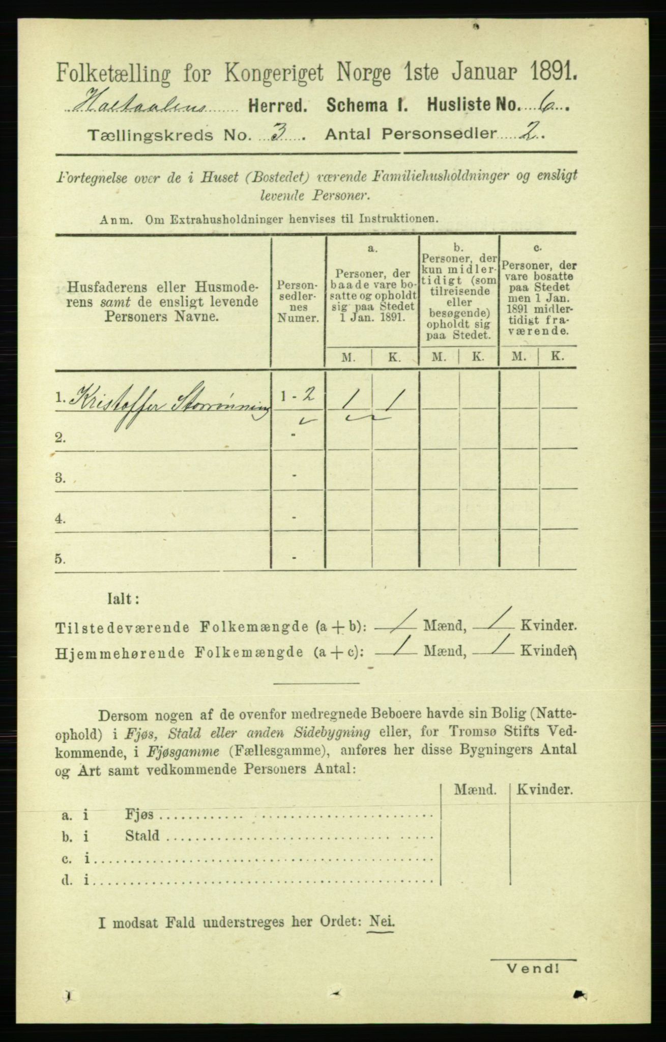 RA, 1891 census for 1645 Haltdalen, 1891, p. 797