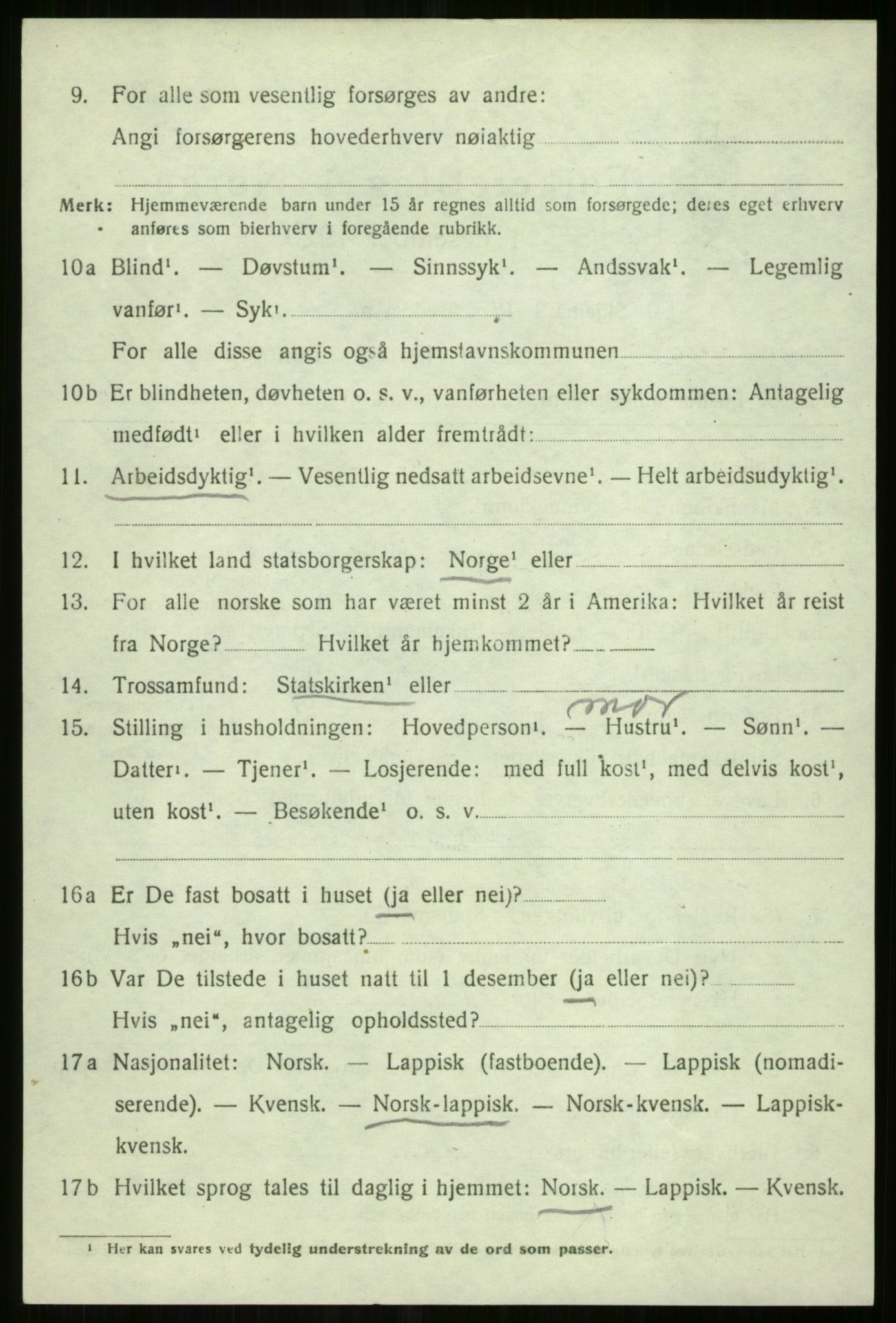SATØ, 1920 census for Tromsøysund, 1920, p. 10731