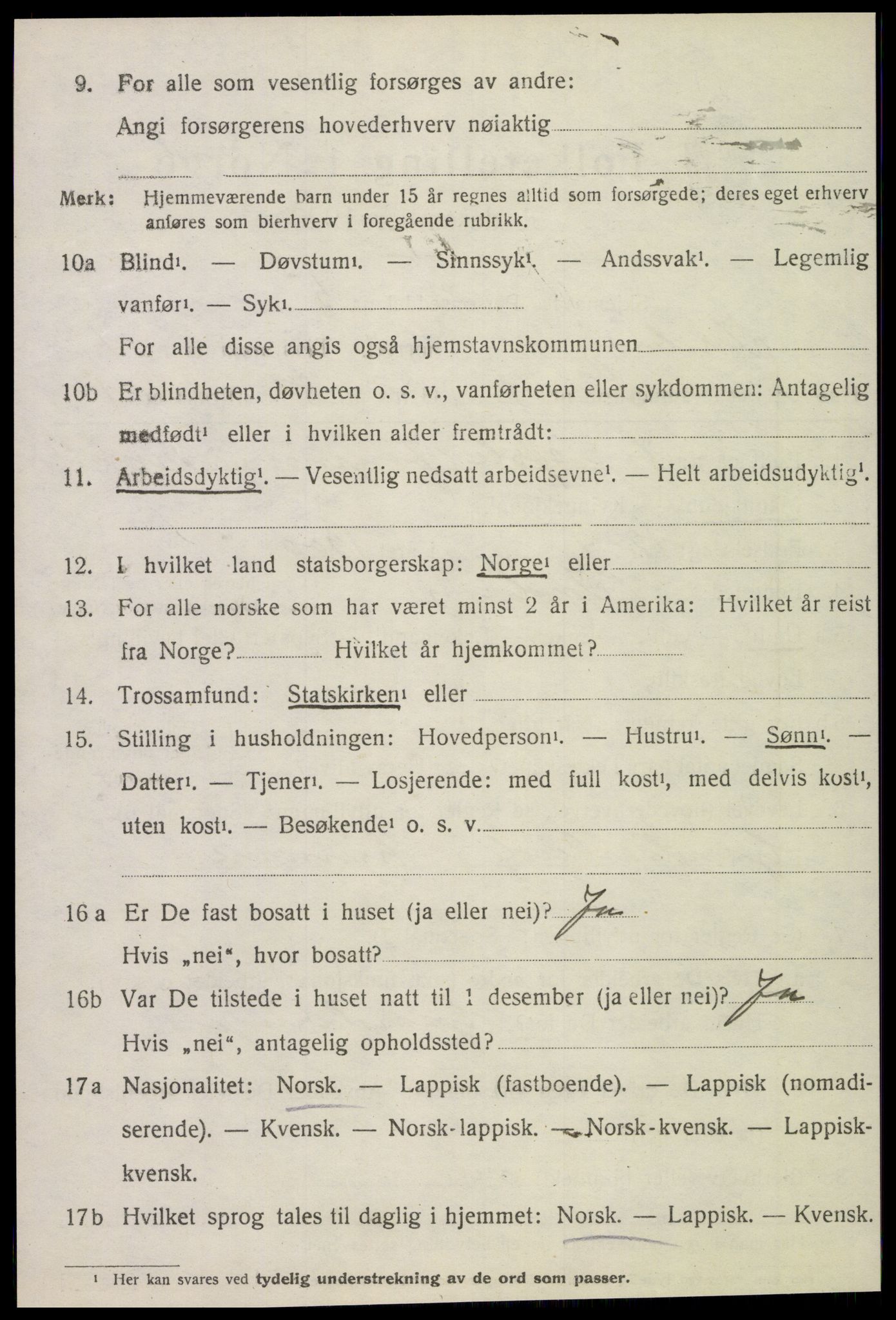 SAT, 1920 census for Inderøy, 1920, p. 5096