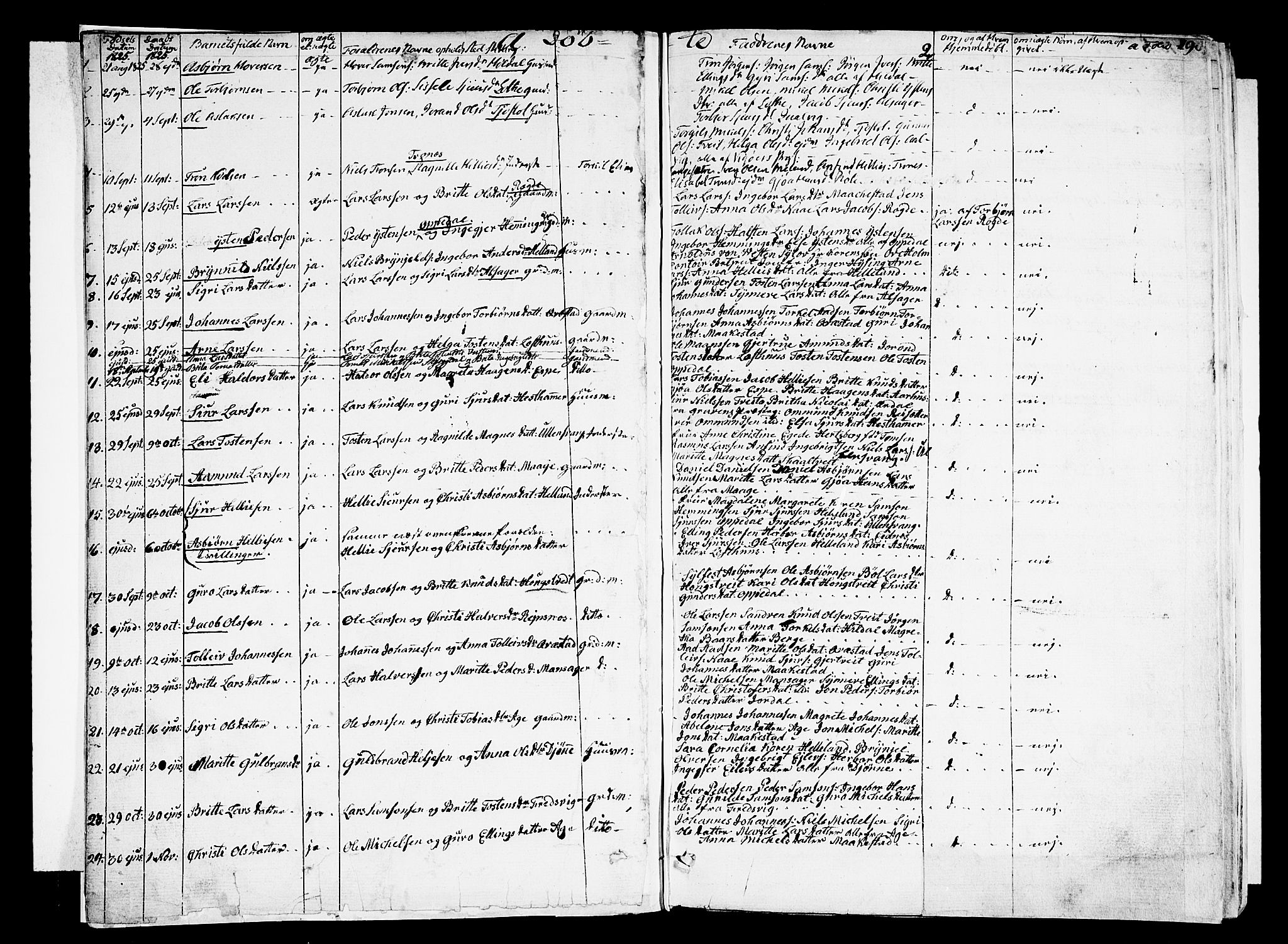 Ullensvang sokneprestembete, SAB/A-78701/H/Haa: Parish register (official) no. A 10, 1825-1853, p. 2