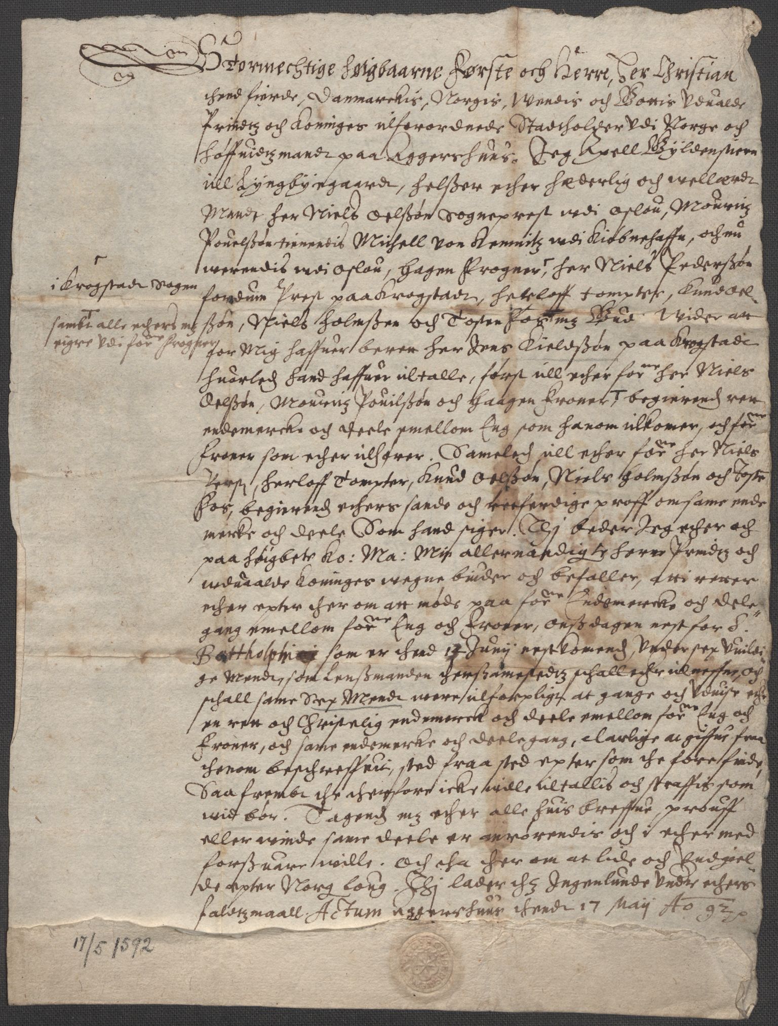 Riksarkivets diplomsamling, AV/RA-EA-5965/F15/L0007: Prestearkiv - Akershus, 1573-1693, p. 25