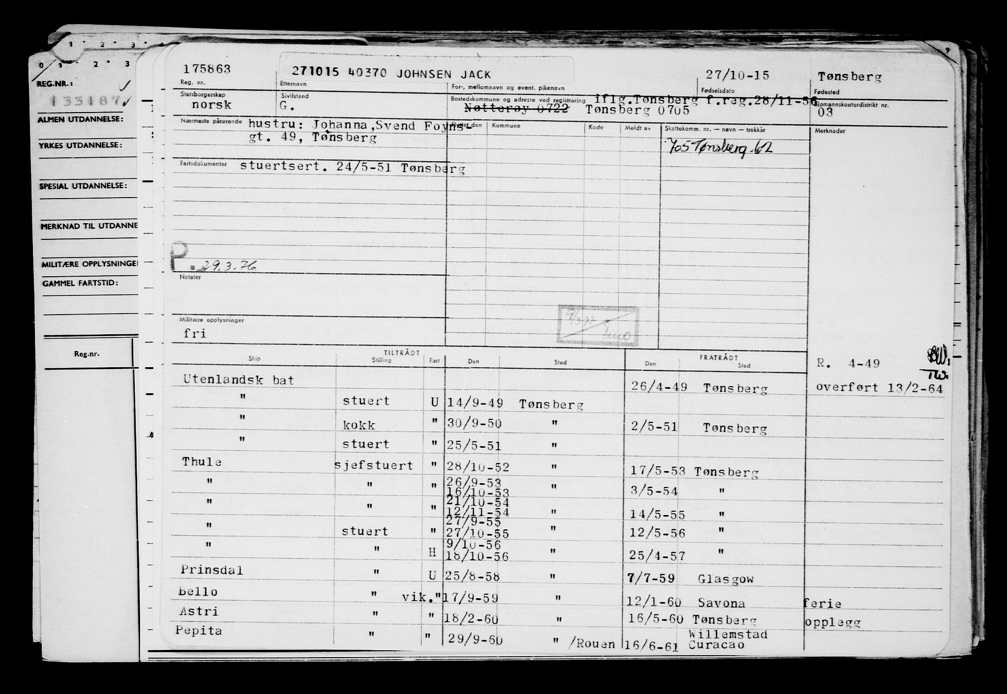 Direktoratet for sjømenn, AV/RA-S-3545/G/Gb/L0134: Hovedkort, 1915, p. 215