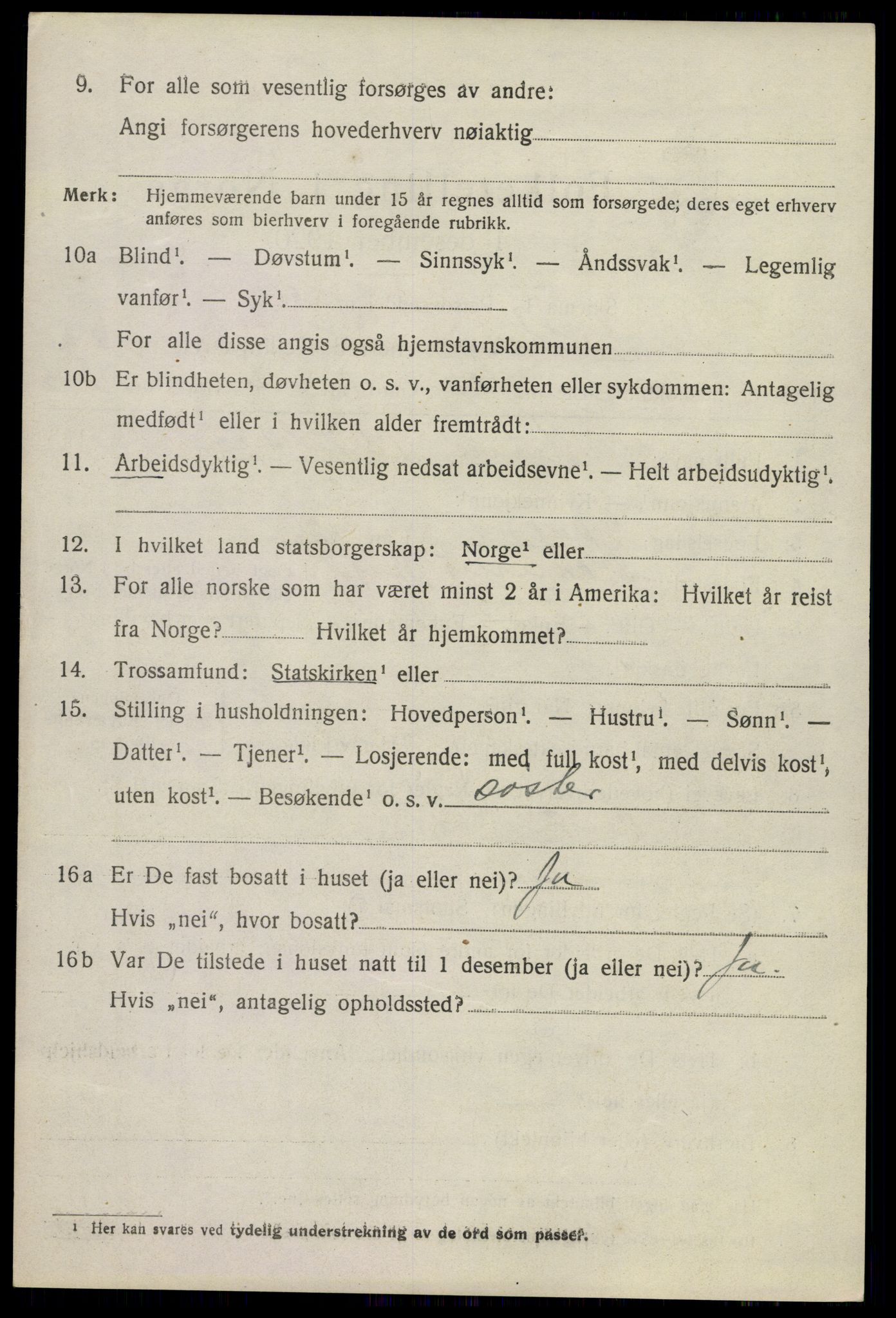 SAKO, 1920 census for Nøtterøy, 1920, p. 6658