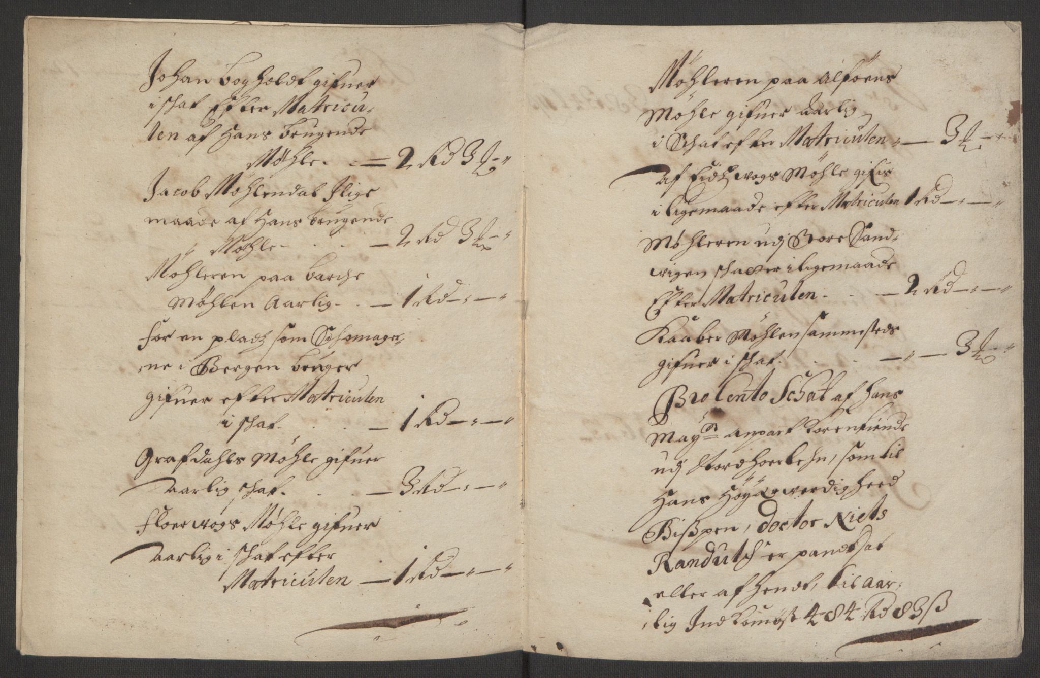 Rentekammeret inntil 1814, Reviderte regnskaper, Fogderegnskap, RA/EA-4092/R51/L3181: Fogderegnskap Nordhordland og Voss, 1691-1692, p. 158