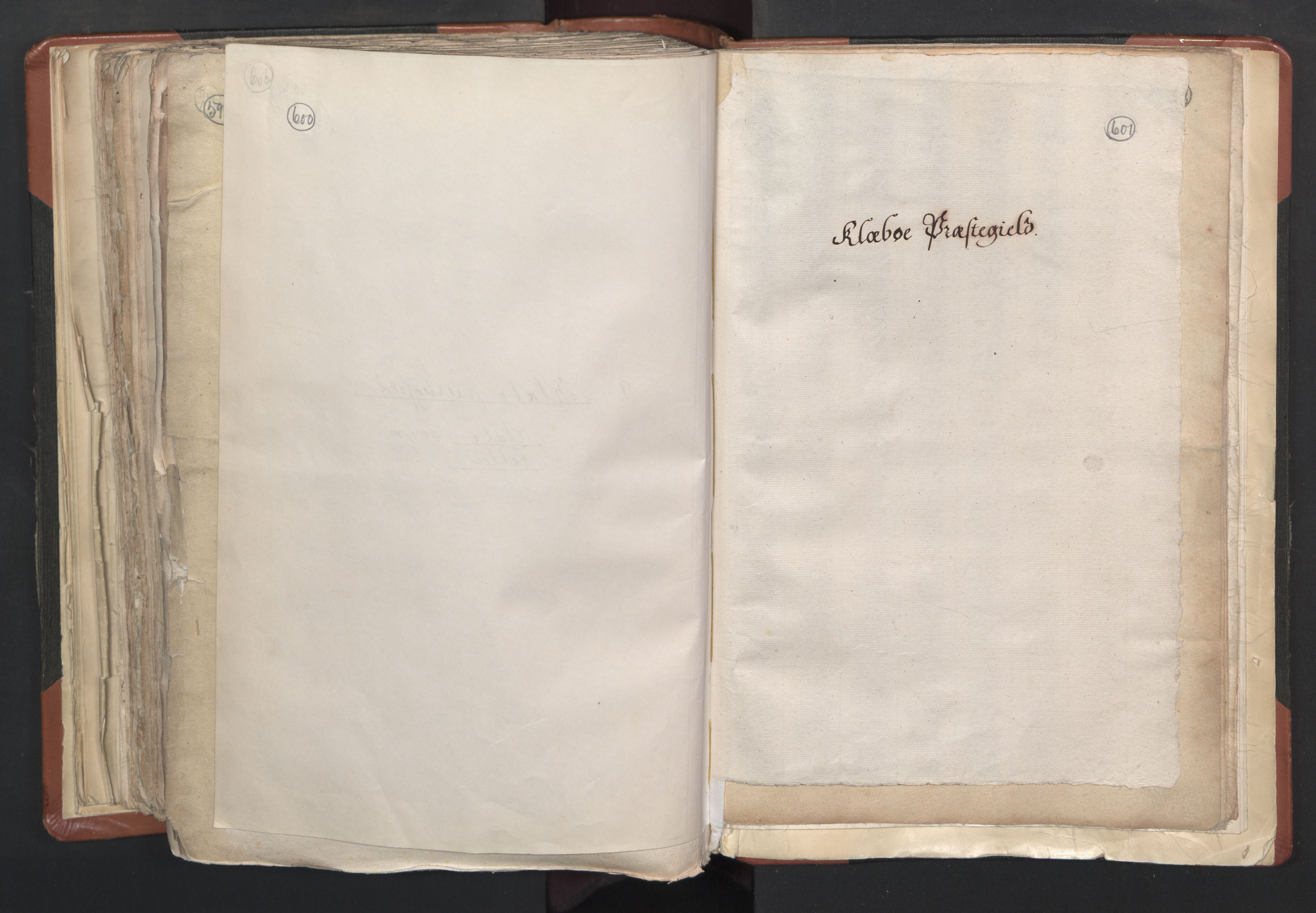 RA, Vicar's Census 1664-1666, no. 31: Dalane deanery, 1664-1666, p. 600-601