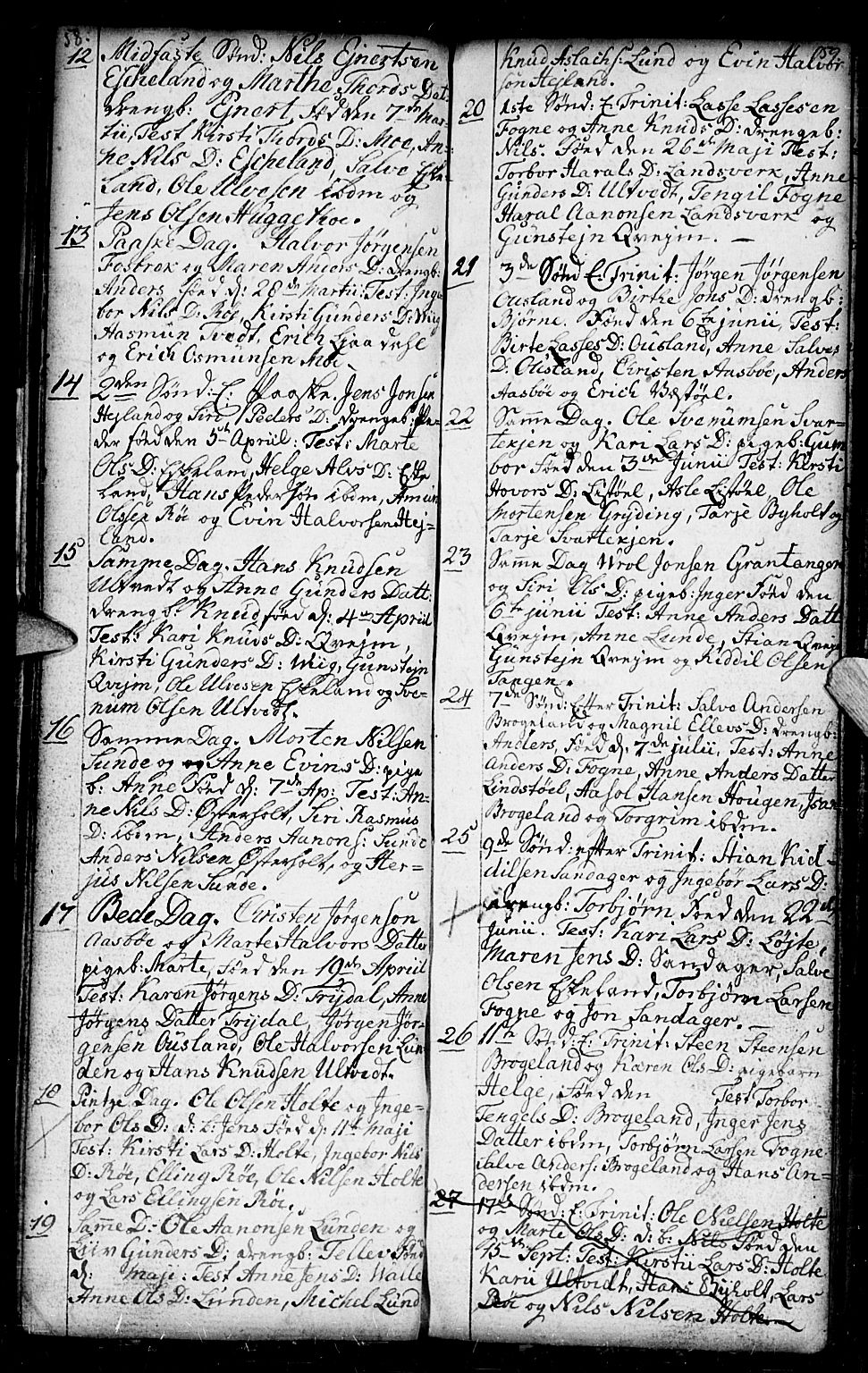 Gjerstad sokneprestkontor, SAK/1111-0014/F/Fb/Fba/L0001: Parish register (copy) no. B 1, 1797-1816, p. 58-59