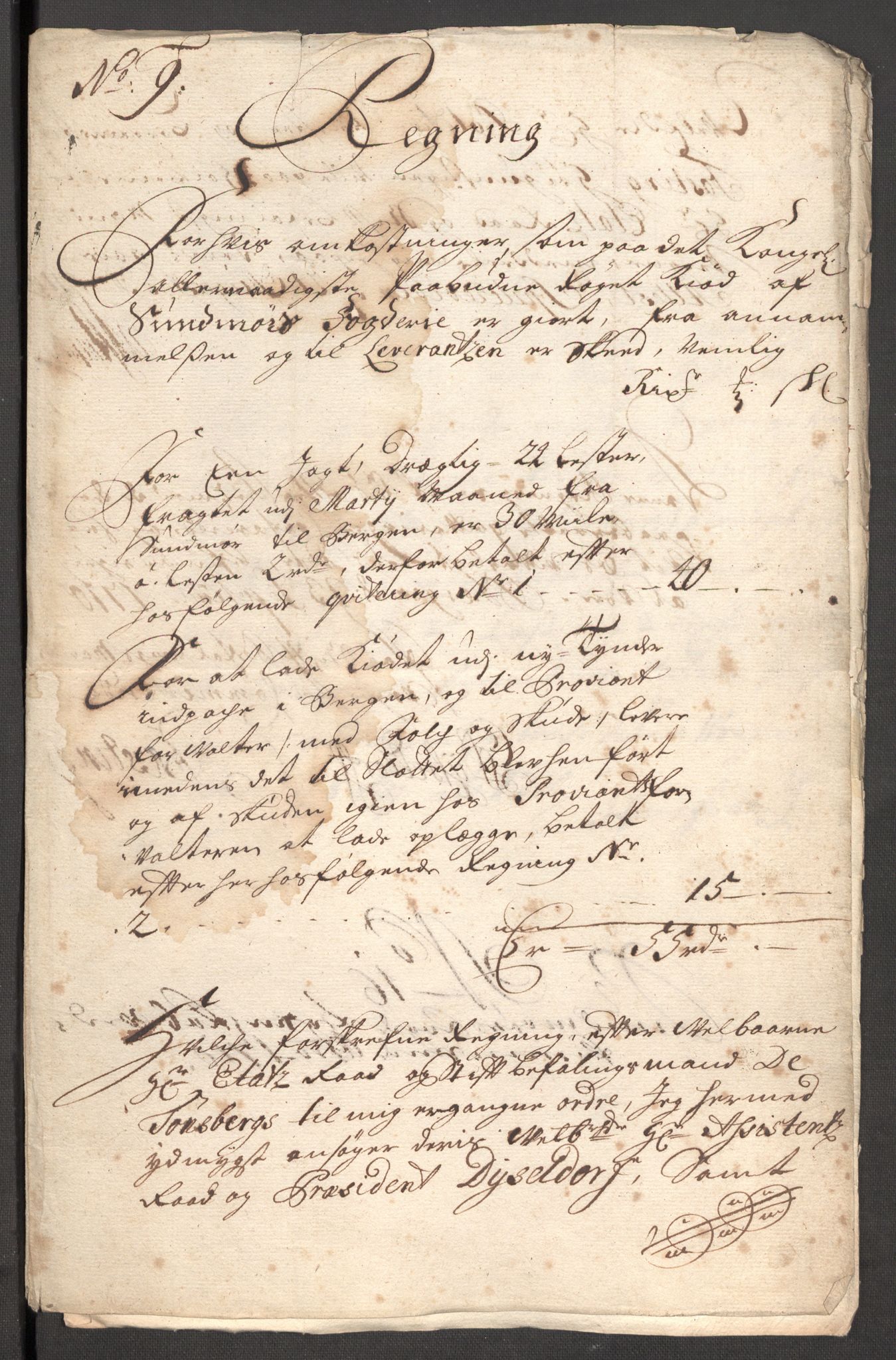 Rentekammeret inntil 1814, Reviderte regnskaper, Fogderegnskap, AV/RA-EA-4092/R54/L3563: Fogderegnskap Sunnmøre, 1710, p. 137