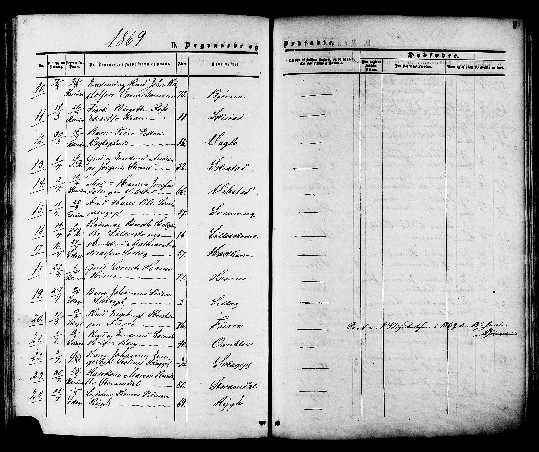 Ministerialprotokoller, klokkerbøker og fødselsregistre - Nord-Trøndelag, SAT/A-1458/764/L0553: Parish register (official) no. 764A08, 1858-1880, p. 9