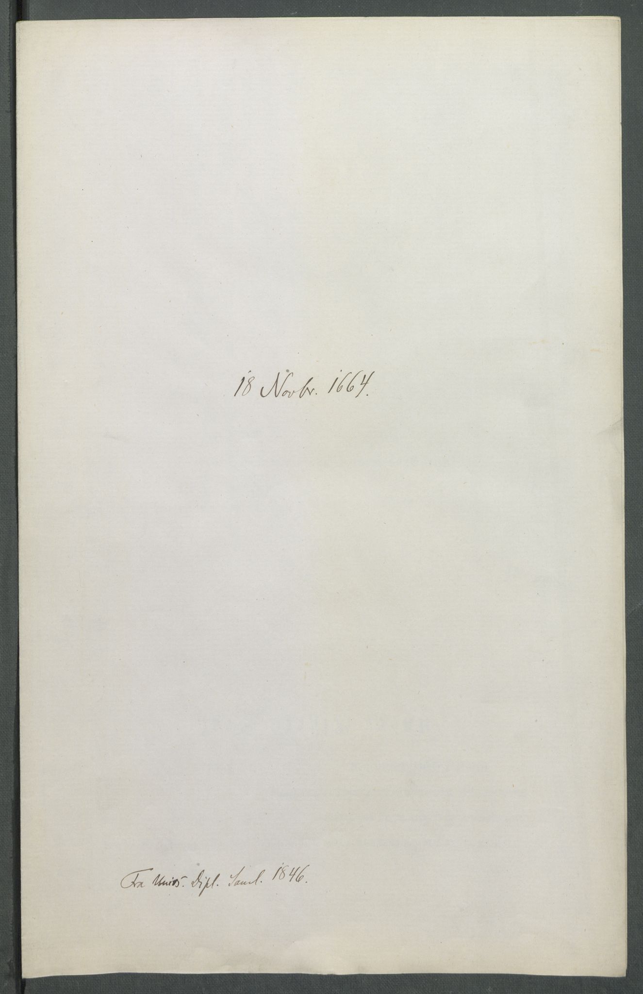 Riksarkivets diplomsamling, AV/RA-EA-5965/F02/L0170: Dokumenter, 1664-1666, p. 80