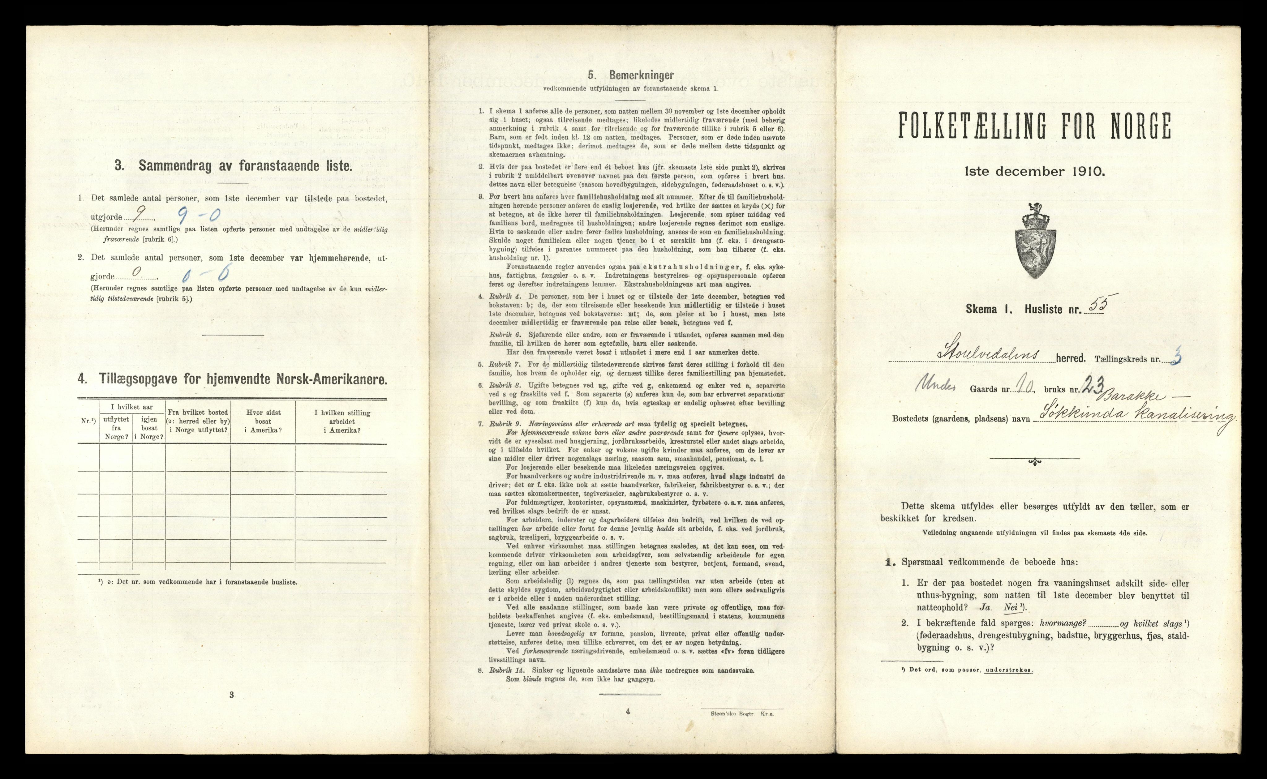 RA, 1910 census for Stor-Elvdal, 1910, p. 343