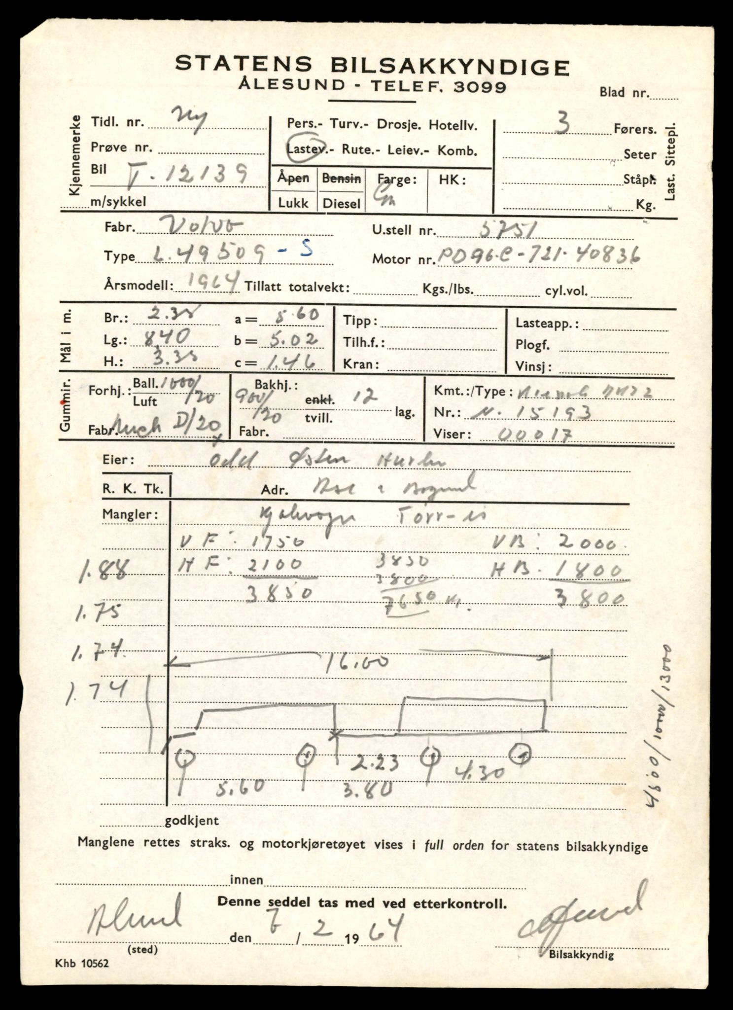 Møre og Romsdal vegkontor - Ålesund trafikkstasjon, AV/SAT-A-4099/F/Fe/L0032: Registreringskort for kjøretøy T 11997 - T 12149, 1927-1998, p. 3519