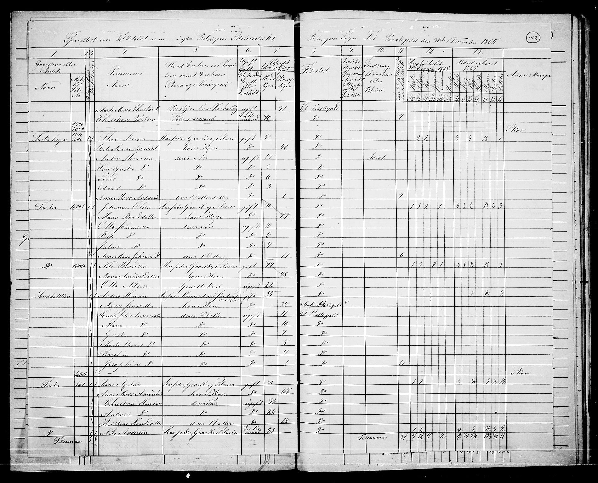 RA, 1865 census for Fet, 1865, p. 141