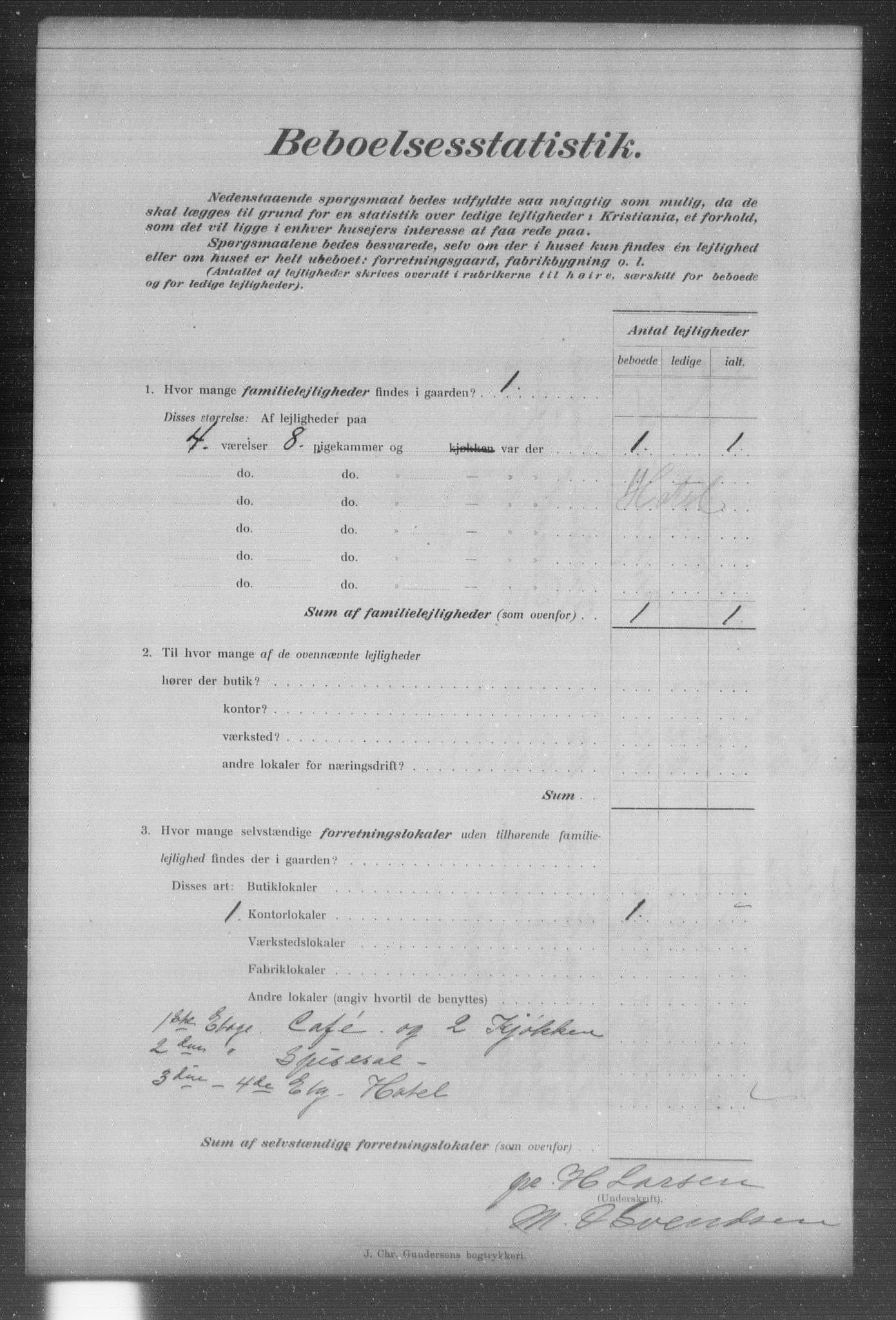 OBA, Municipal Census 1903 for Kristiania, 1903, p. 20066