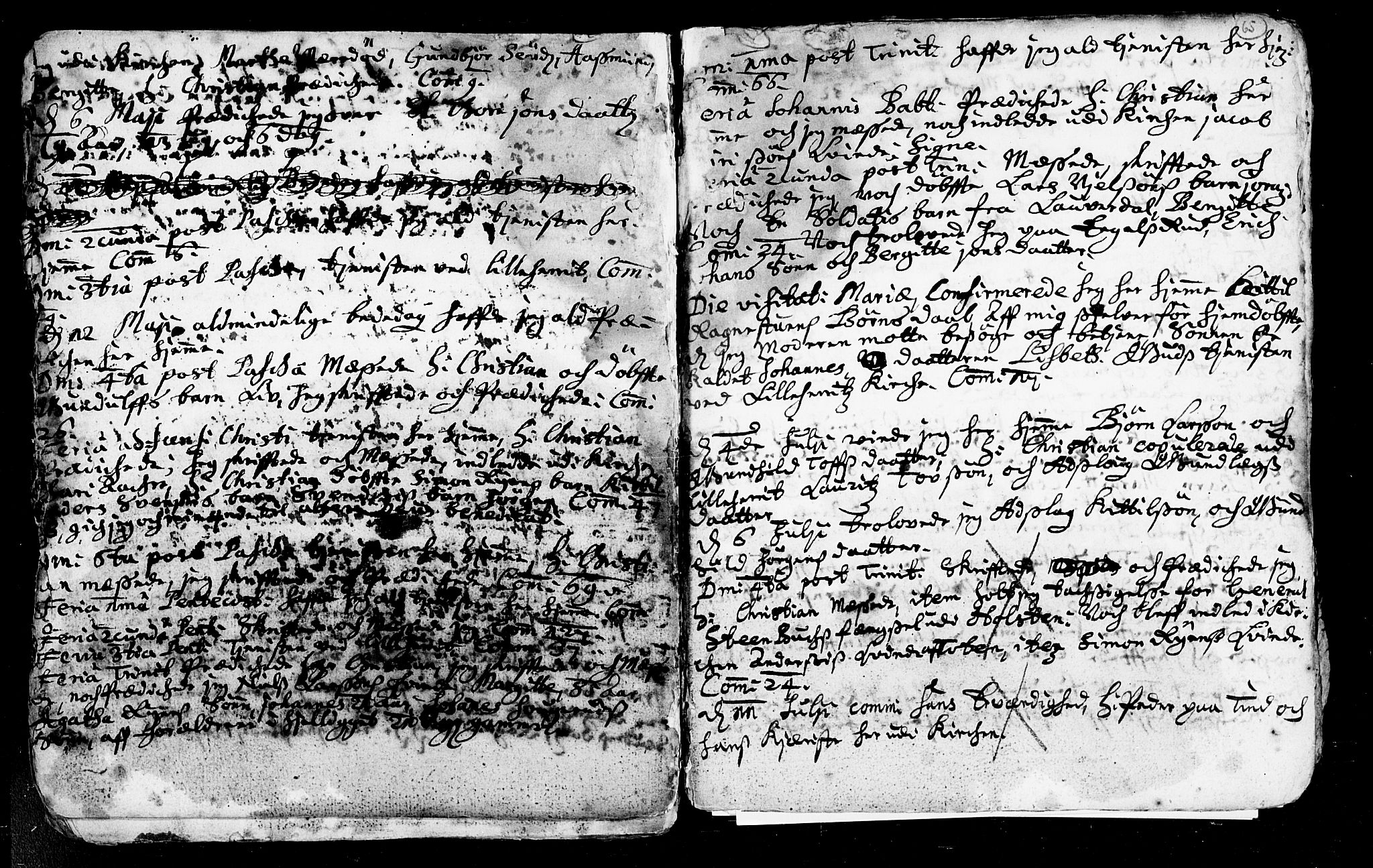 Heddal kirkebøker, AV/SAKO-A-268/F/Fa/L0002: Parish register (official) no. I 2, 1699-1722, p. 65