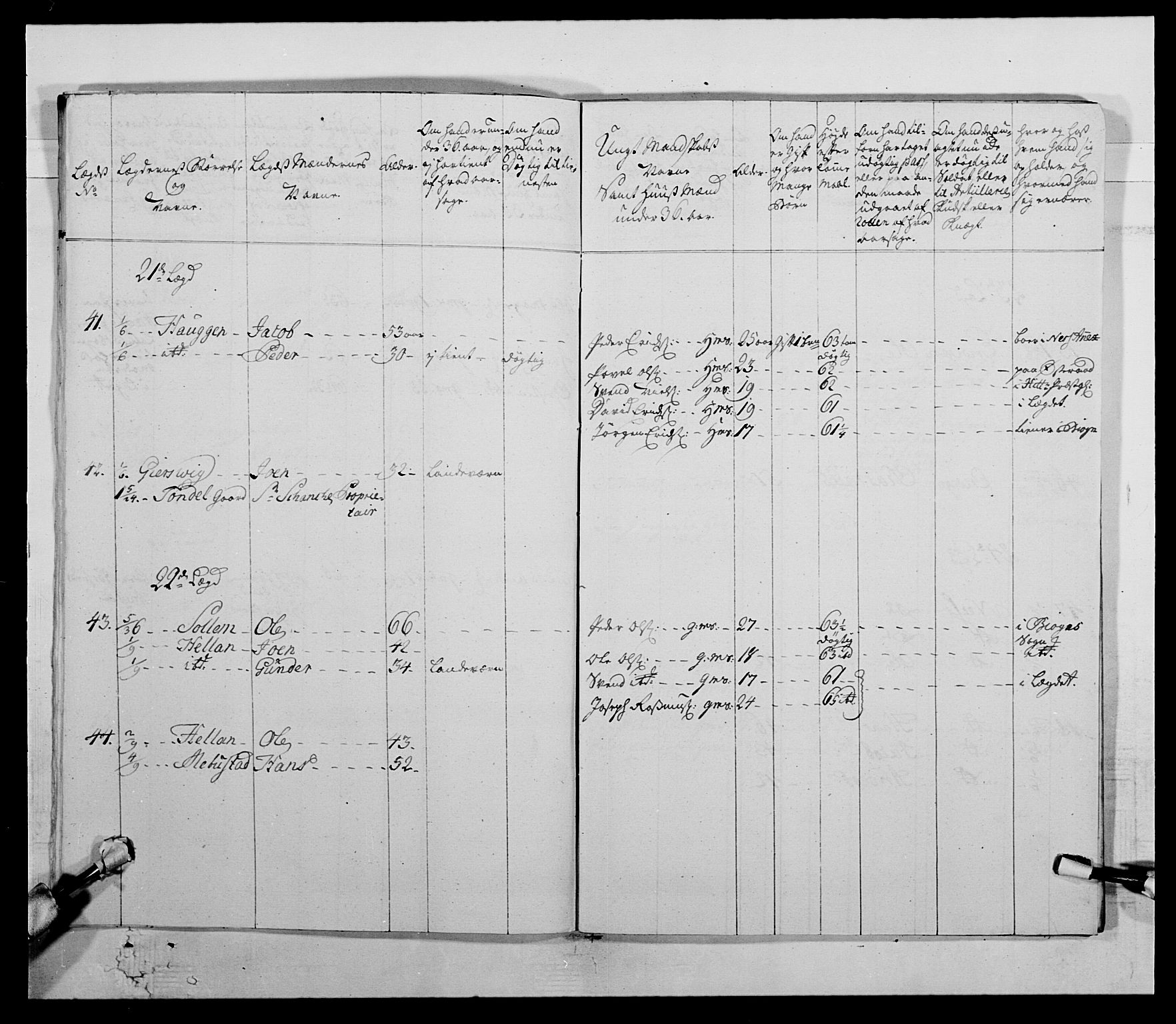 Kommanderende general (KG I) med Det norske krigsdirektorium, AV/RA-EA-5419/E/Ea/L0511: 1. Trondheimske regiment, 1767, p. 833