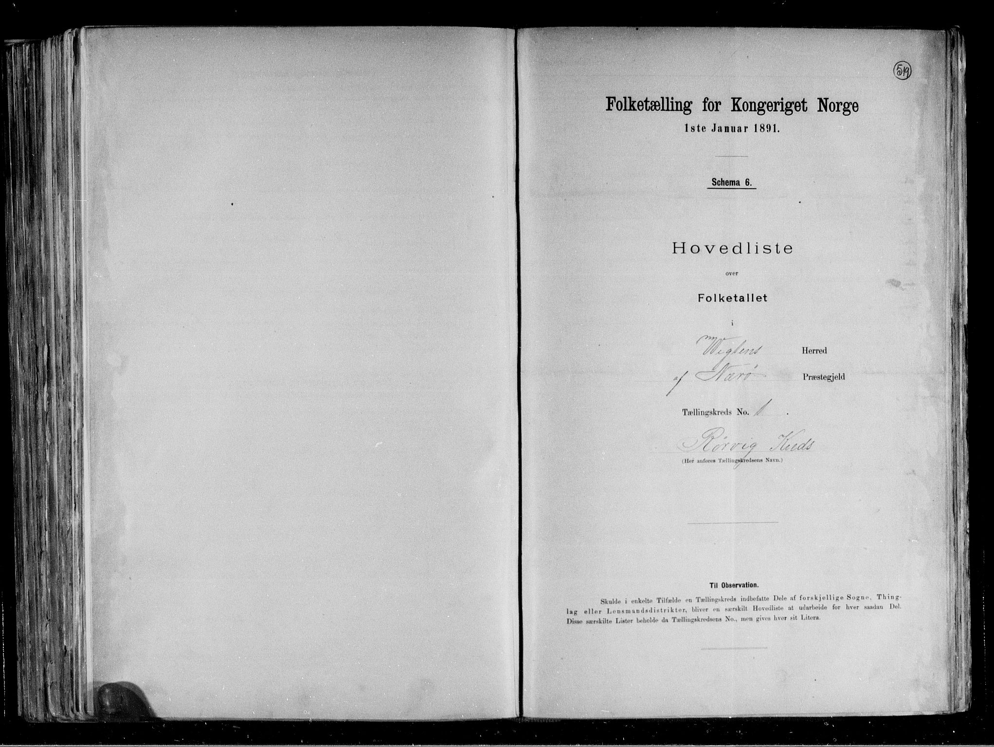 RA, 1891 census for 1750 Vikna, 1891, p. 4