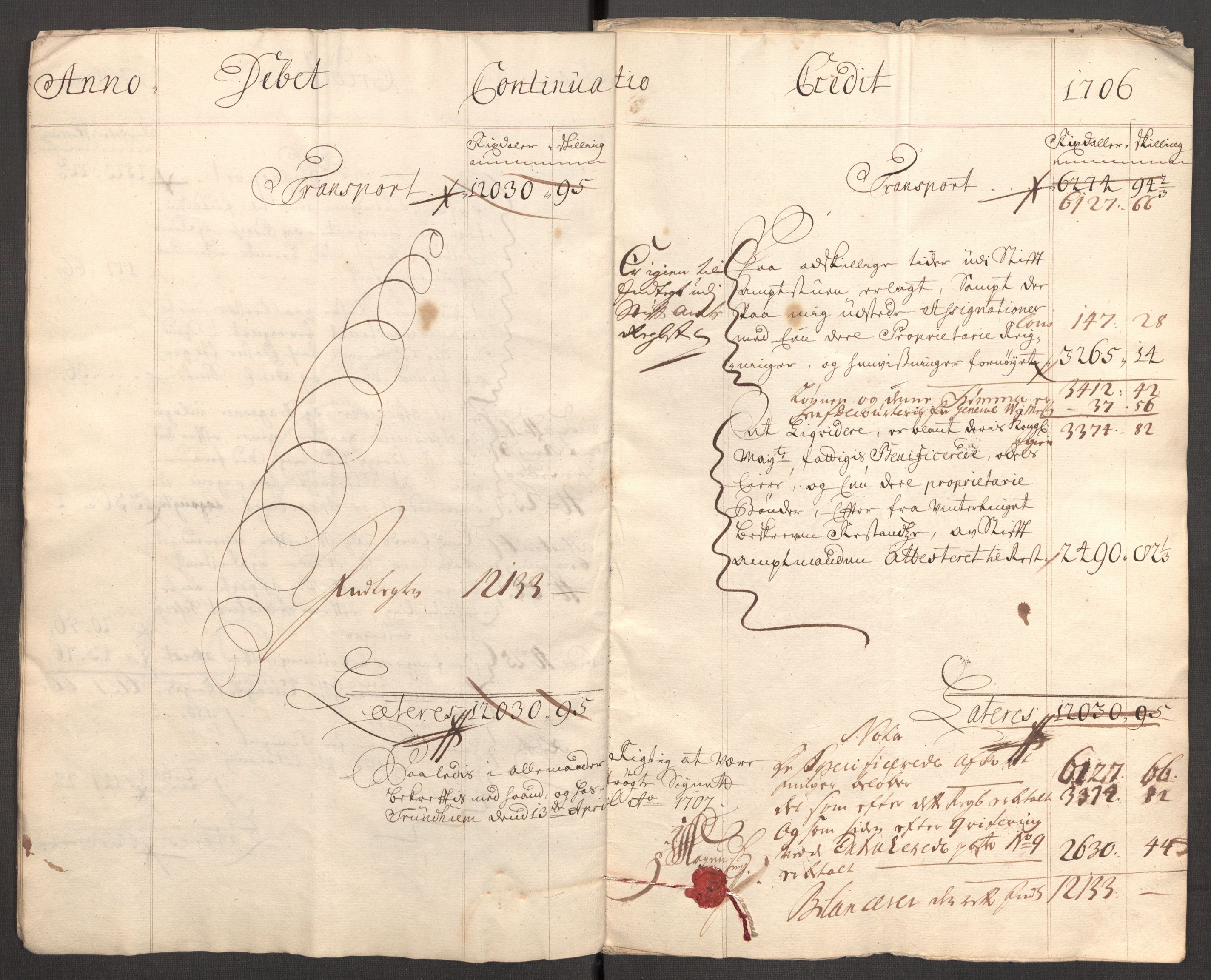 Rentekammeret inntil 1814, Reviderte regnskaper, Fogderegnskap, AV/RA-EA-4092/R62/L4196: Fogderegnskap Stjørdal og Verdal, 1705-1706, p. 297