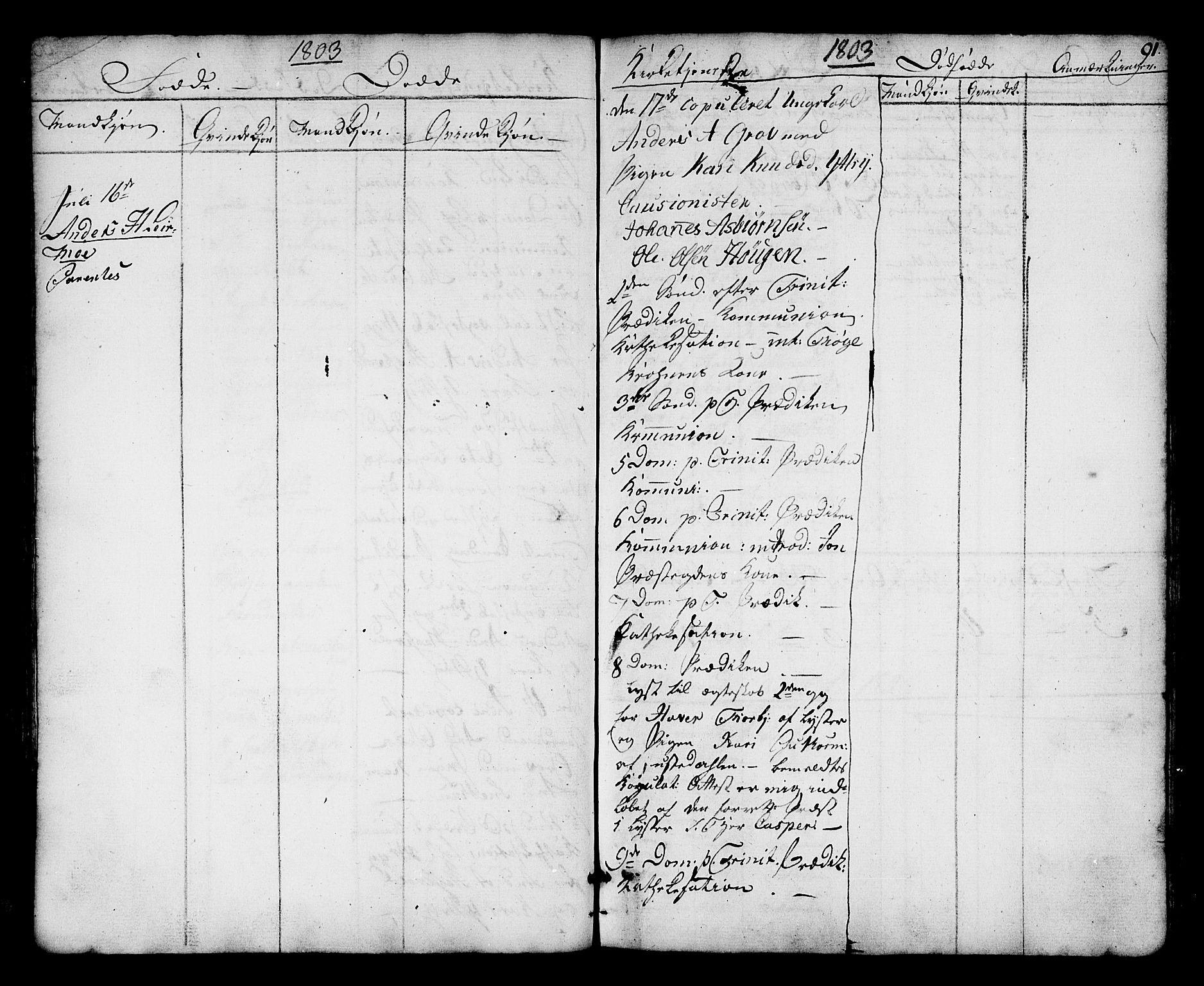 Jostedal sokneprestembete, AV/SAB-A-80601/H/Haa/Haaa/L0002: Parish register (official) no. A 2, 1770-1806, p. 91