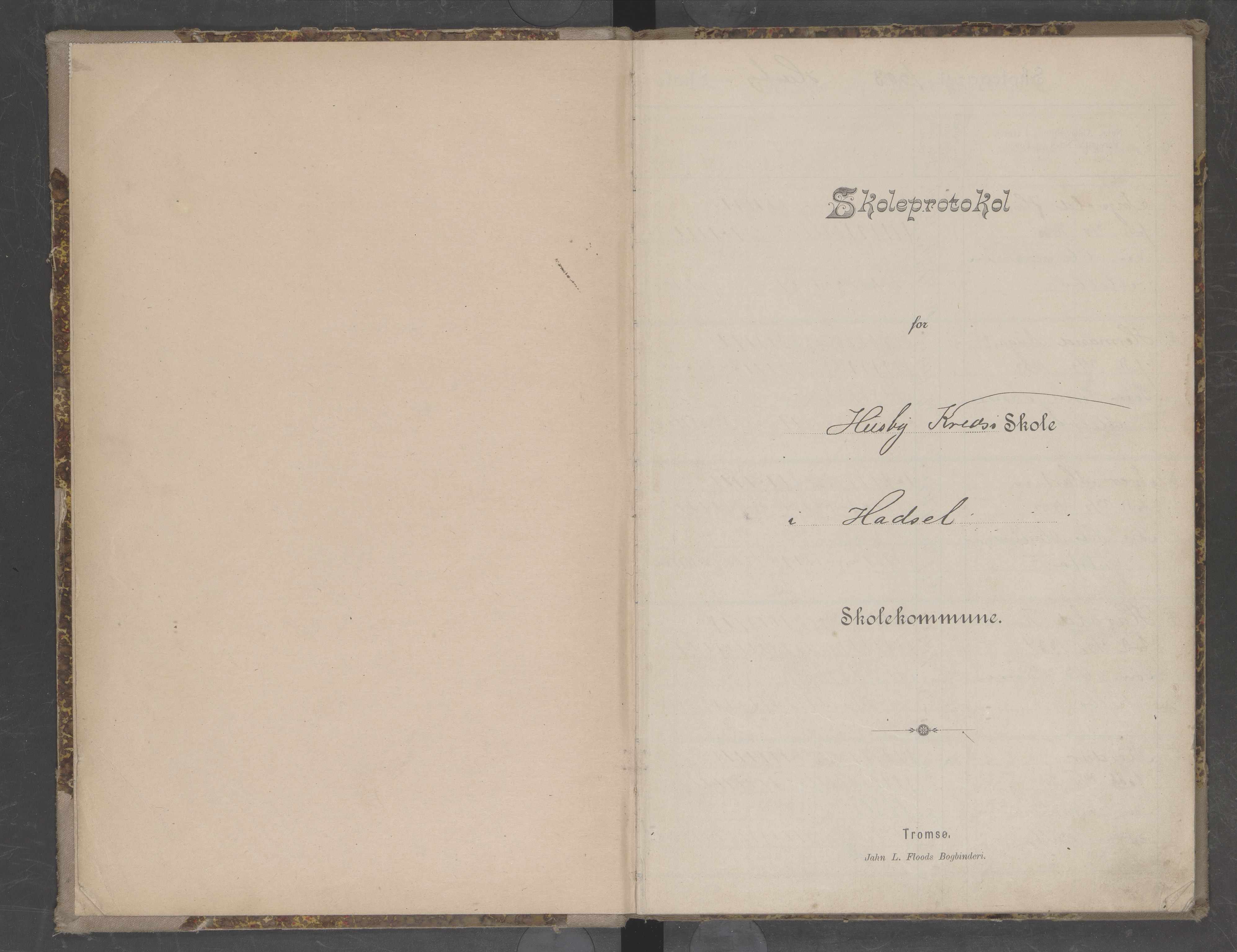 Hadsel kommune. Husby skolekrets, AIN/K-18660.510.16/F/L0003: Skoleprotokoll for Husby skolekrets, 1903-1906