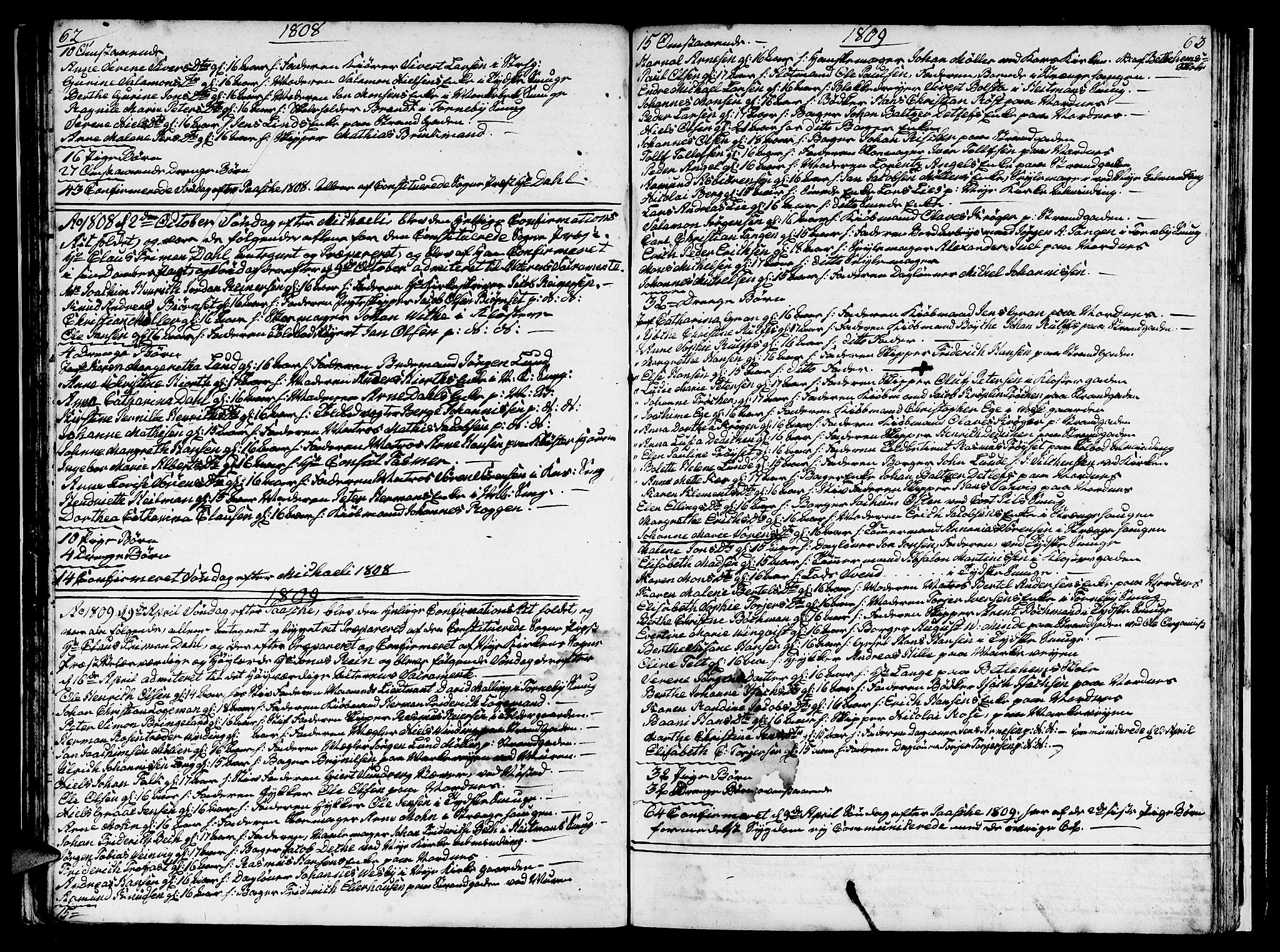 Nykirken Sokneprestembete, SAB/A-77101/H/Hab: Parish register (copy) no. A 1, 1770-1821, p. 62-63