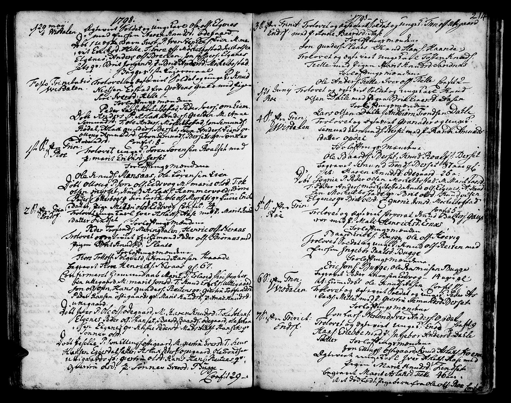 Ministerialprotokoller, klokkerbøker og fødselsregistre - Møre og Romsdal, AV/SAT-A-1454/551/L0621: Parish register (official) no. 551A01, 1757-1803, p. 214