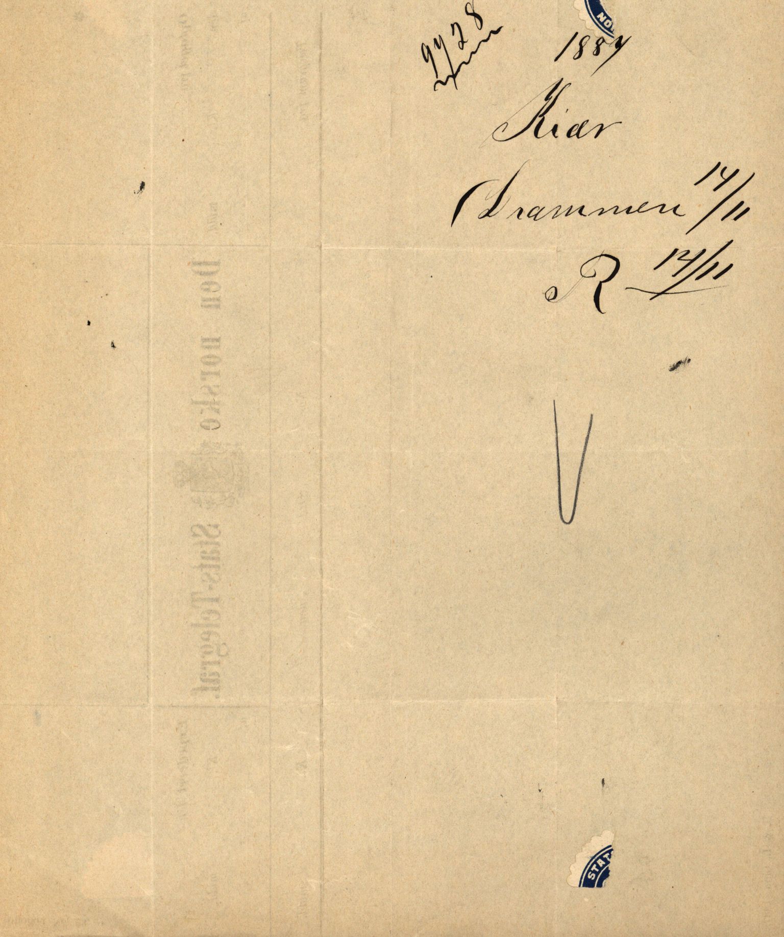 Pa 63 - Østlandske skibsassuranceforening, VEMU/A-1079/G/Ga/L0020/0010: Havaridokumenter / Anna, Silome, Oscarsborg, Memoria, Telegraf, 1887, p. 19