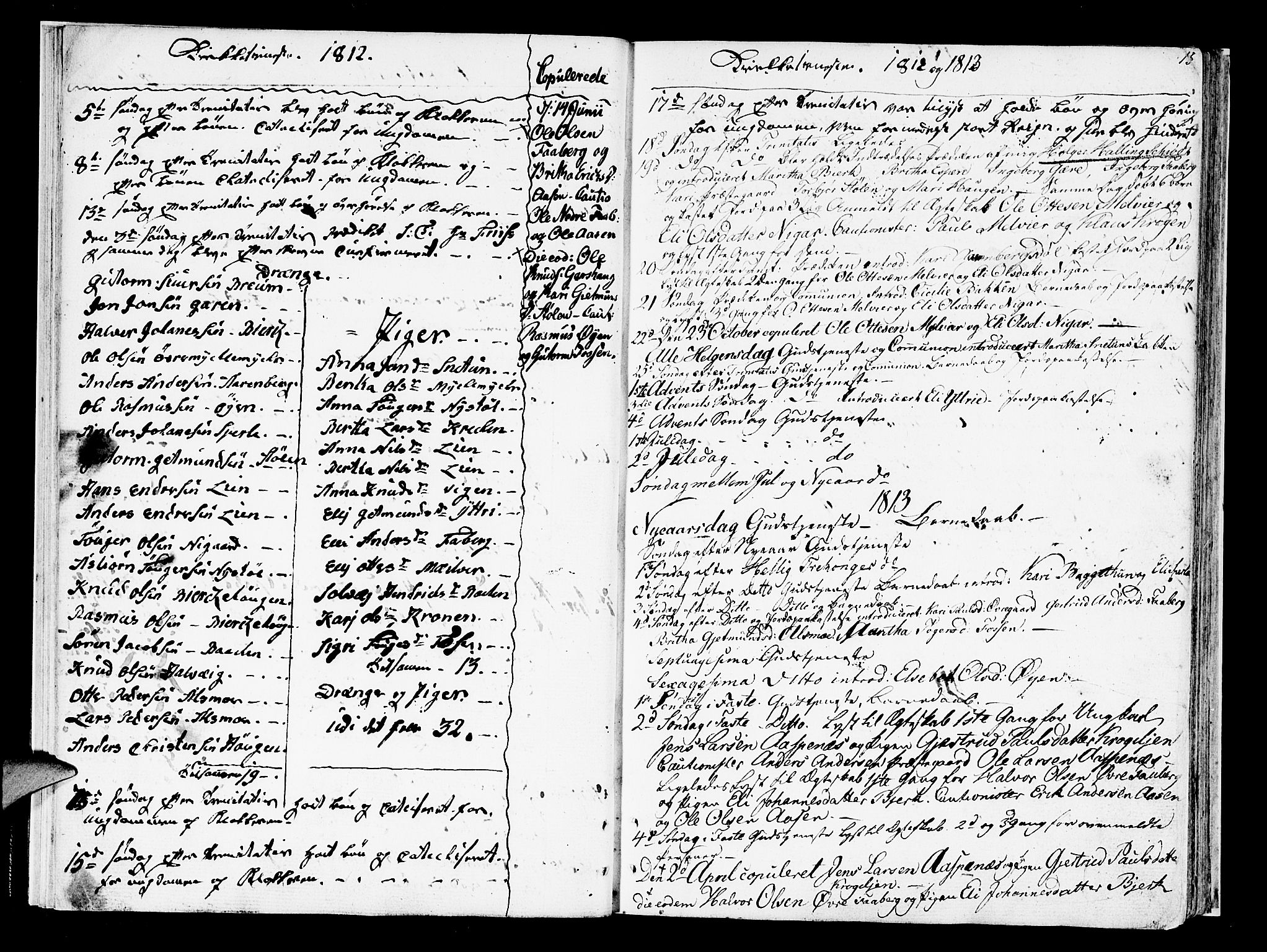 Jostedal sokneprestembete, AV/SAB-A-80601/H/Haa/Haaa/L0003: Parish register (official) no. A 3, 1807-1837, p. 15