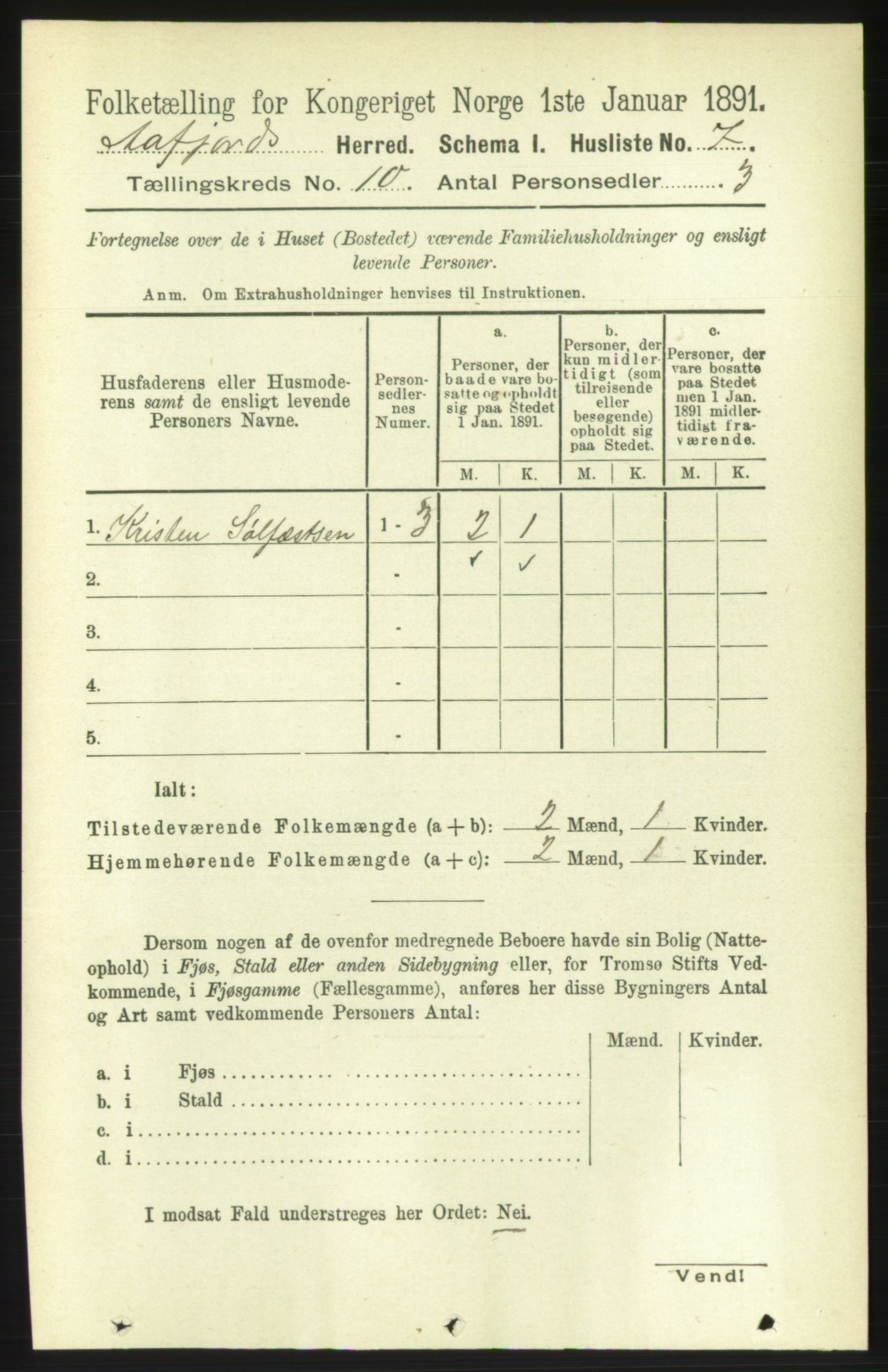 RA, 1891 census for 1630 Åfjord, 1891, p. 2924