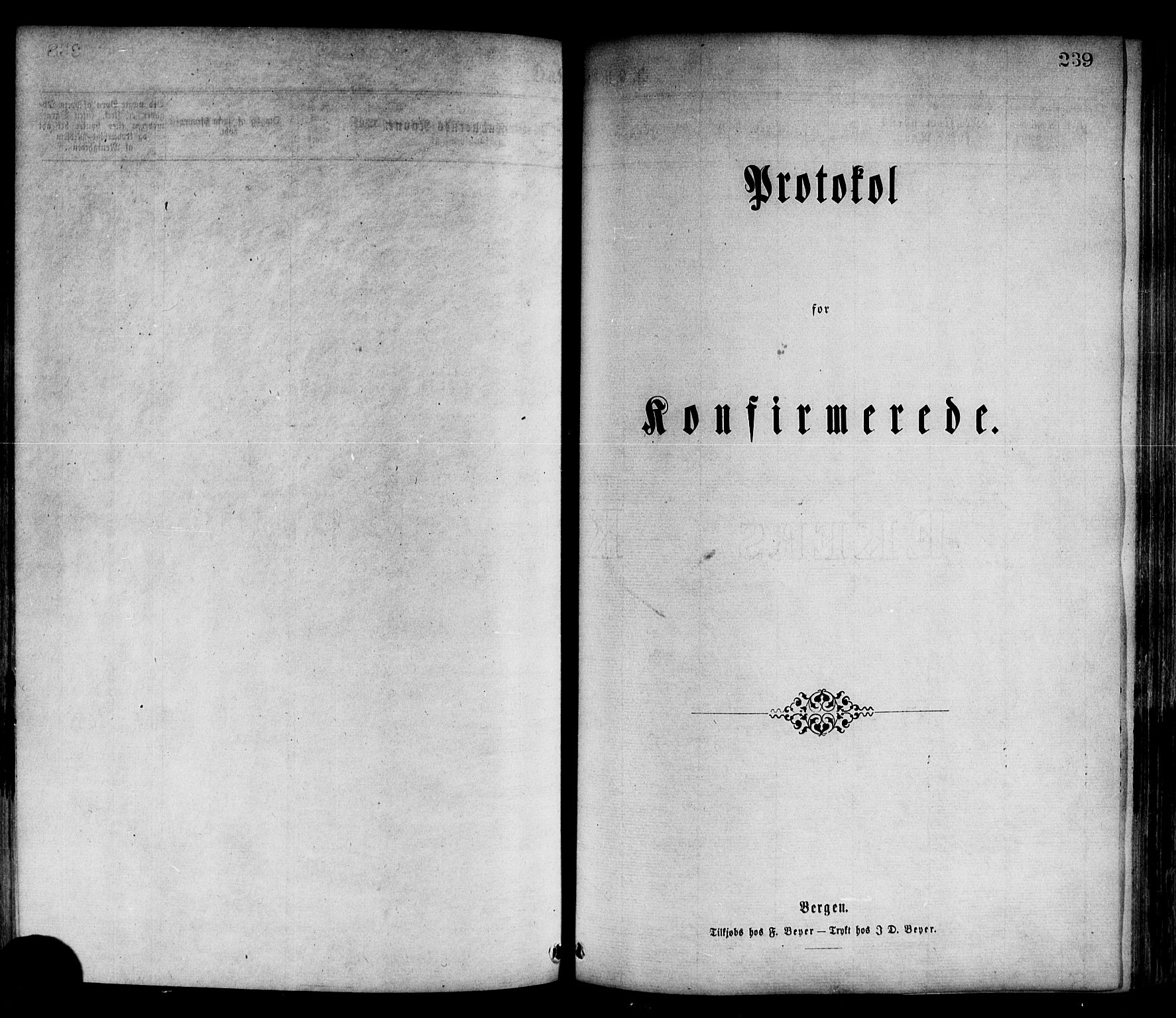 Luster sokneprestembete, SAB/A-81101/H/Haa/Haaa/L0010: Parish register (official) no. A 10, 1871-1886, p. 239