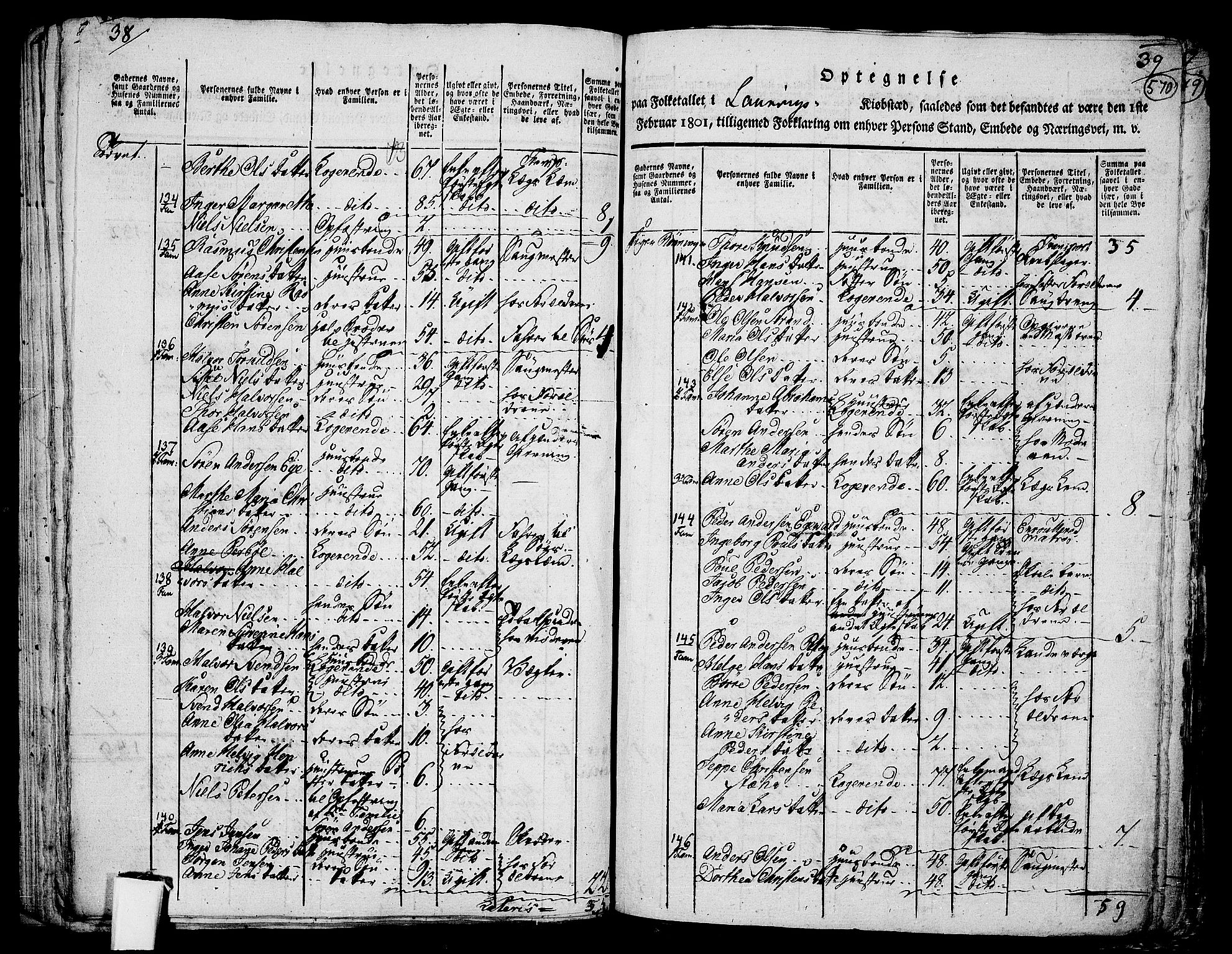 RA, 1801 census for 0707P Larvik, 1801, p. 569b-570a