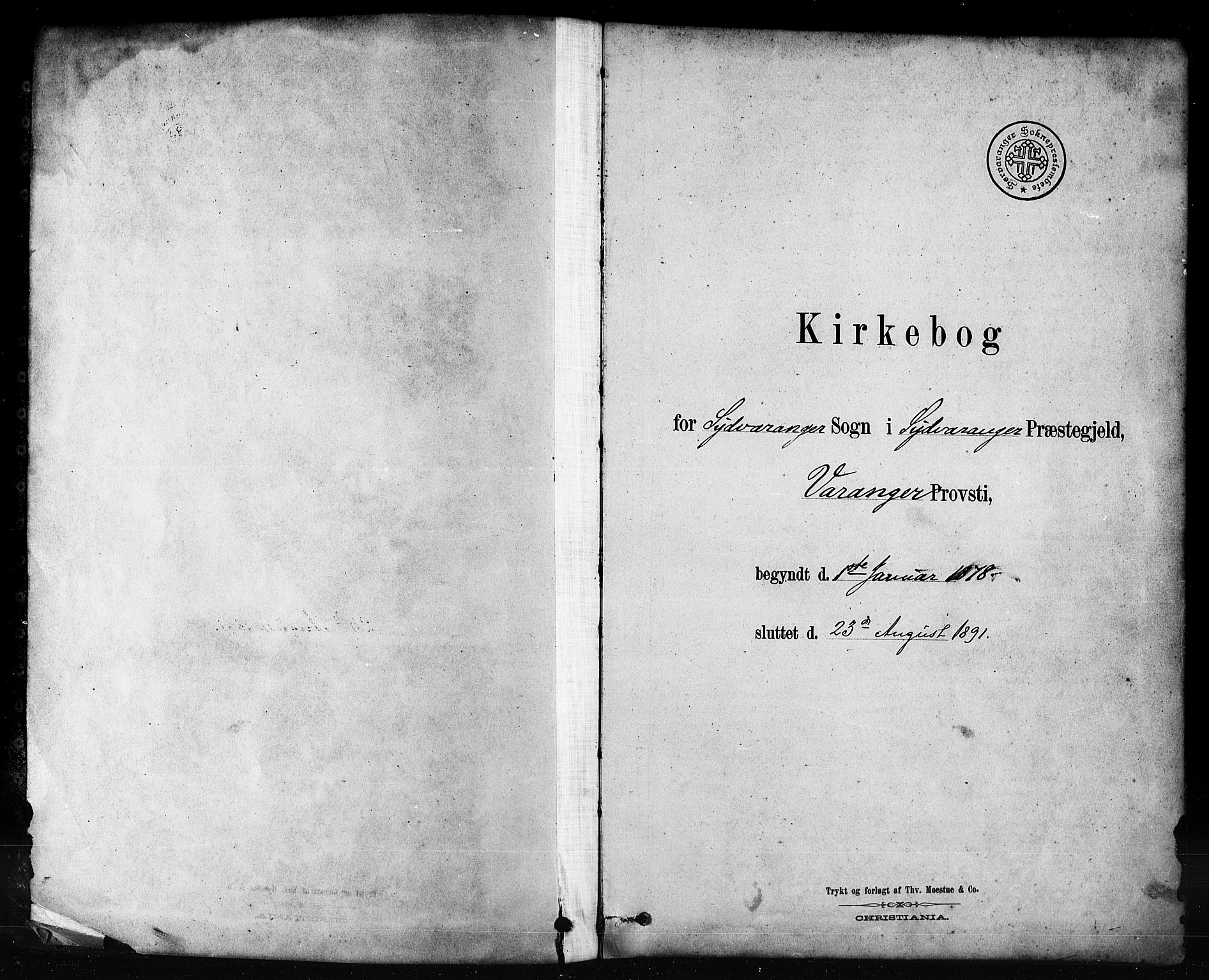 Sør-Varanger sokneprestkontor, SATØ/S-1331/H/Ha/L0003kirke: Parish register (official) no. 3, 1878-1891