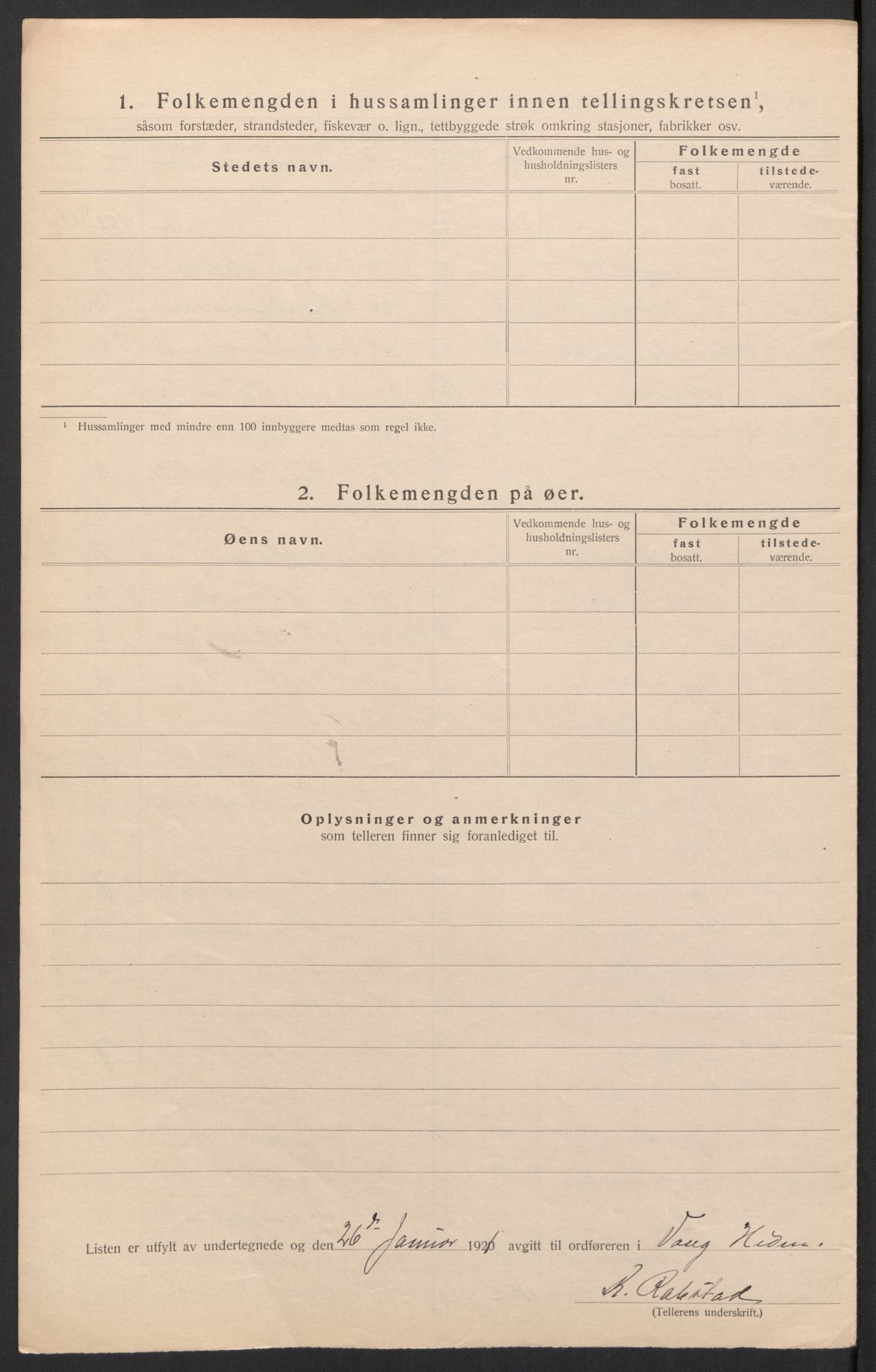 SAH, 1920 census for Vang (Hedmark), 1920, p. 48