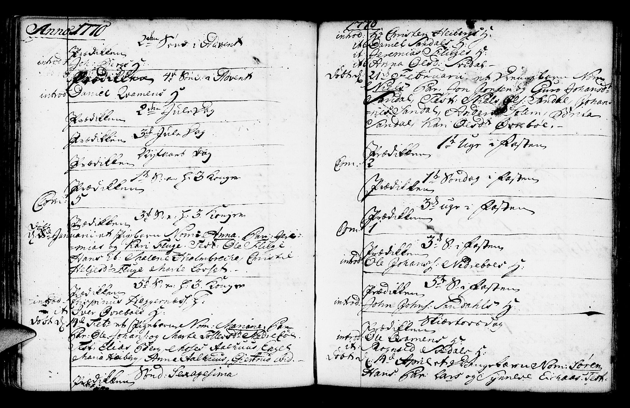 Jølster sokneprestembete, SAB/A-80701/H/Haa/Haaa/L0003: Parish register (official) no. A 3, 1748-1789, p. 126