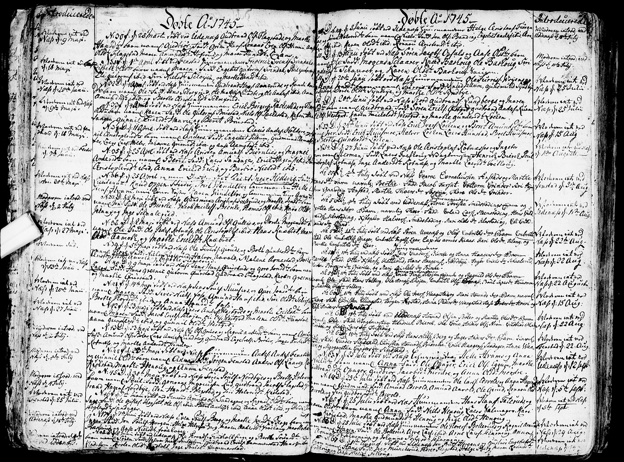 Nes prestekontor Kirkebøker, SAO/A-10410/F/Fa/L0003: Parish register (official) no. I 3, 1734-1781, p. 34